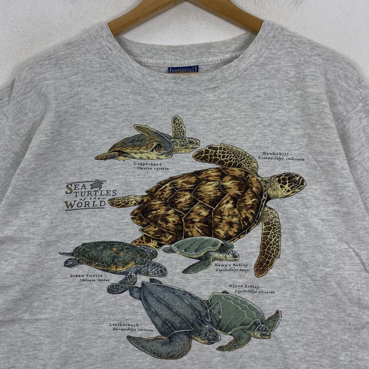Vintage Vintage 90s Harborside Graphics Sea Turtles Shirt L USA Made Size US L / EU 52-54 / 3 - 4 Thumbnail