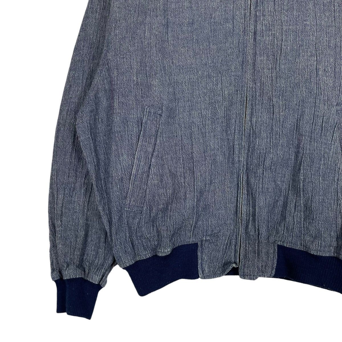 Designer × Japanese Brand × Yohji Yamamoto 💥90s GIRA POUR HOMME JAPAN LINEN BOMBER Size US M / EU 48-50 / 2 - 3 Thumbnail