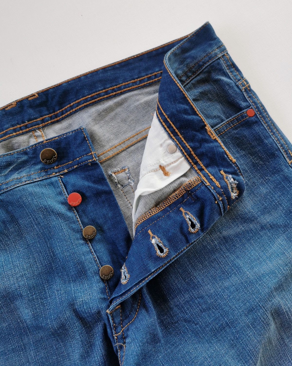 Diesel Vintage 55DSL Parkye Regular Fit Denim Jeans Size US 36 / EU 52 - 6 Thumbnail