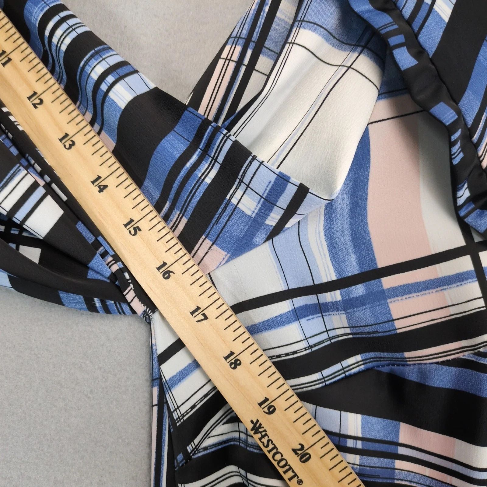 Other Eloquii Blue Plaid Boho Shift Dress Sz 16 Puff Sleeve Size XXL / US 16-18 / IT 52-54 - 6 Thumbnail
