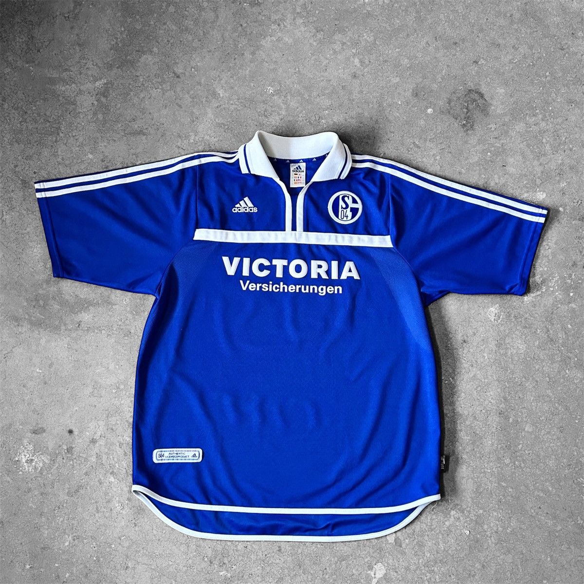 Adidas Vintage Adidas Shalke 04 2000-2001 Jersey Size US XL / EU 56 / 4 - 1 Thumbnail