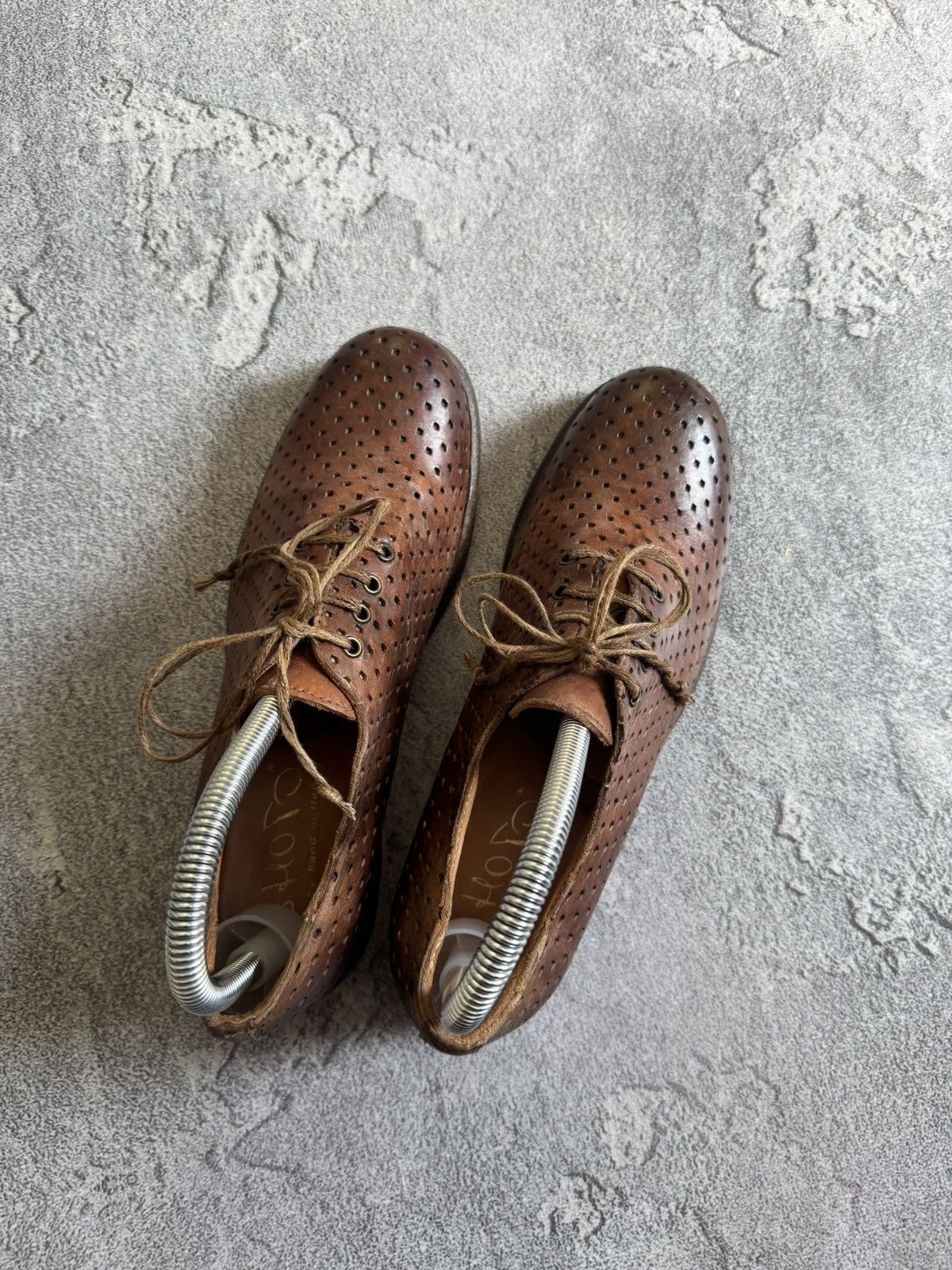 Shoto Shoto 37size leather handcrafted low top shoes boots retro Size US 7 / IT 37 - 17 Thumbnail