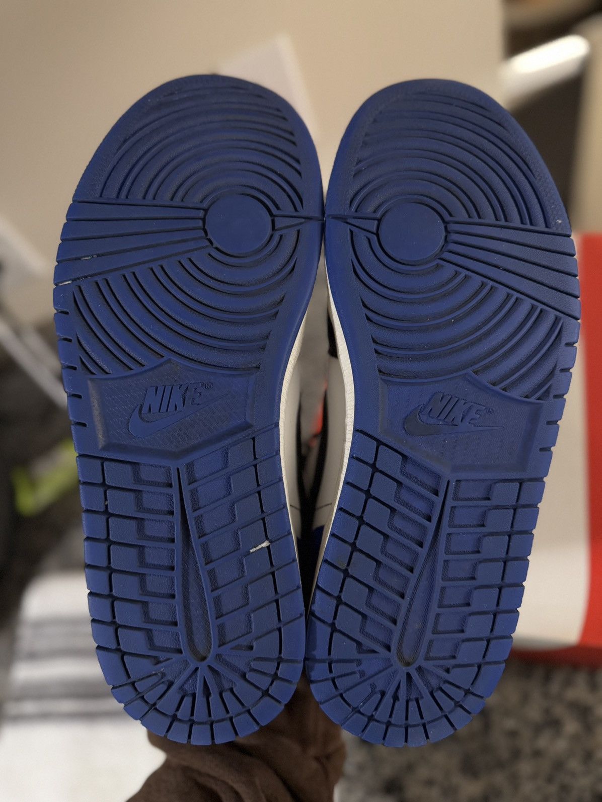 Jordan Brand × Nike Jordan 1 Low Top Blue 2019 Size 11.5 Replacement Box Size US 11.5 / EU 44-45 - 9 Thumbnail