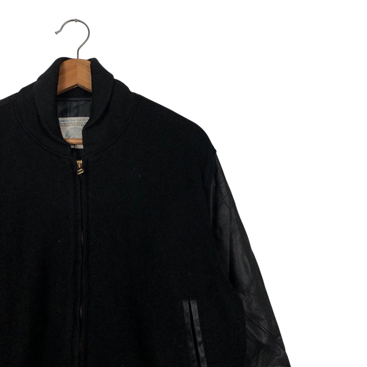 Japanese Brand 📌Vintage Bomber Leather Jacket American Wear Raccoon Size US M / EU 48-50 / 2 - 7 Thumbnail