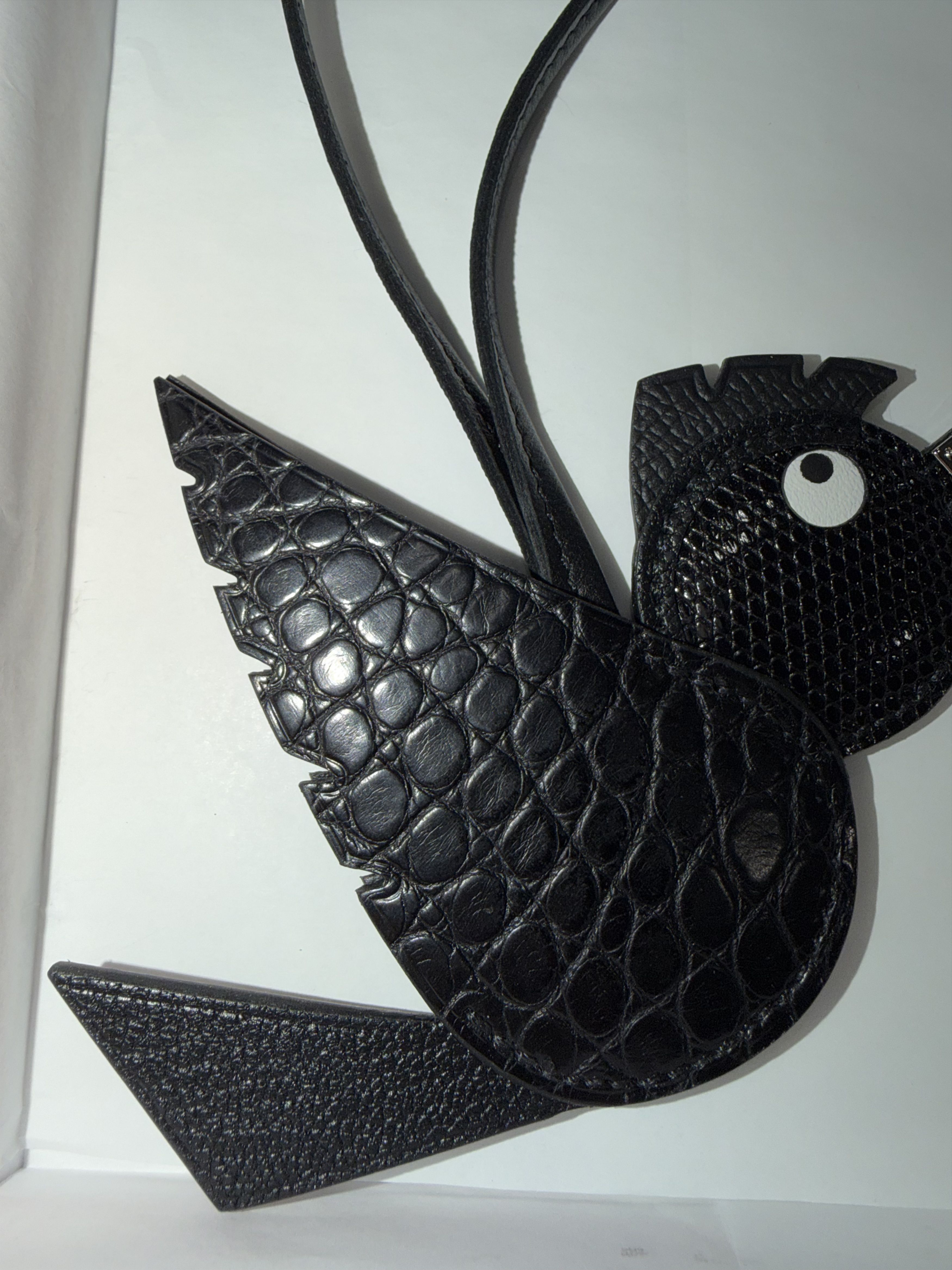 Hermes Hermes Birdy Birdie Matte Alligator Lizard Chevre Bag Charm Size ONE SIZE - 9 Thumbnail
