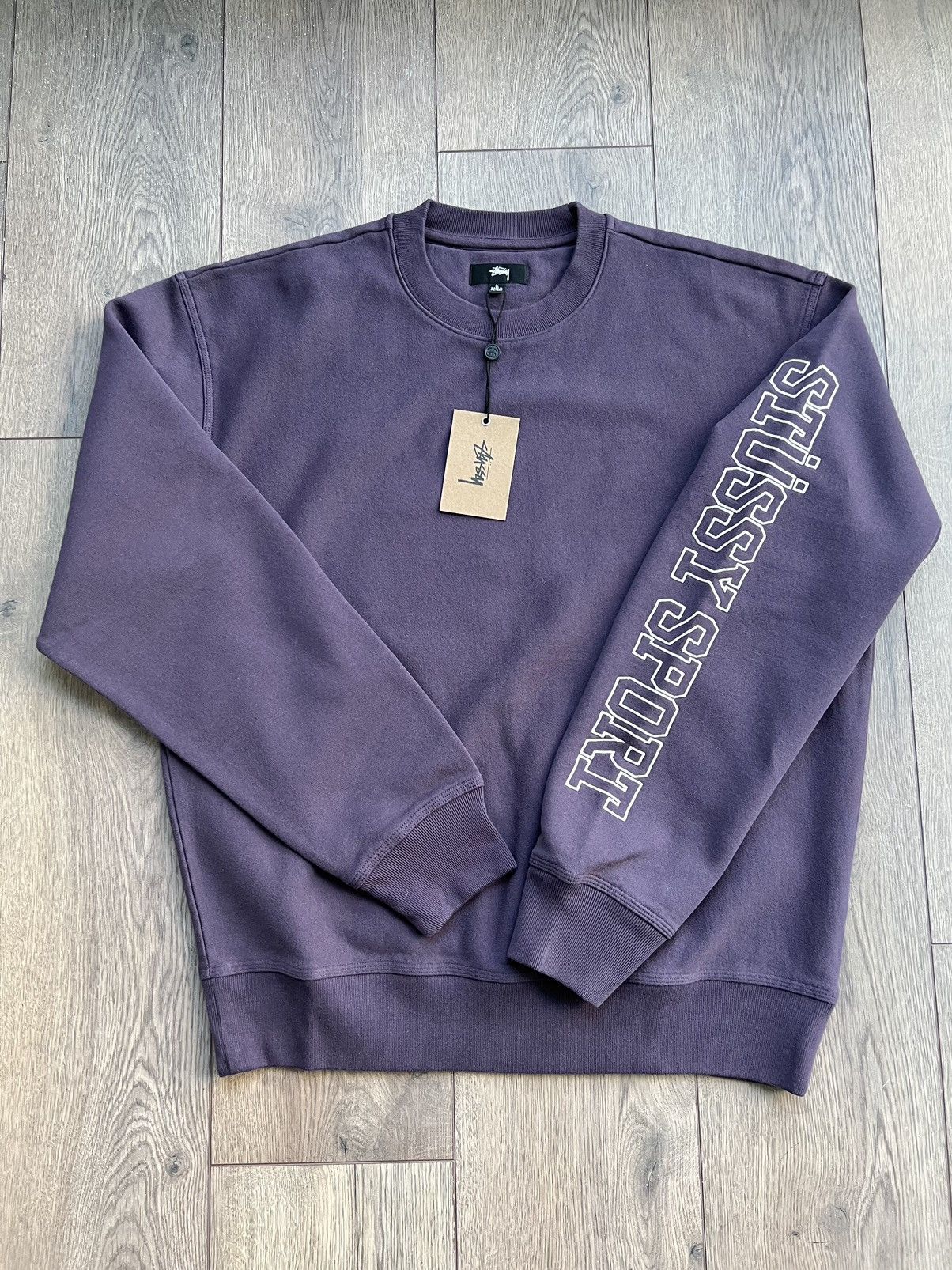 Stussy Stussy Holiday 2021 Sport Appliqué Crewneck Sweatshirt Large Size US L / EU 52-54 / 3 - 1 Thumbnail