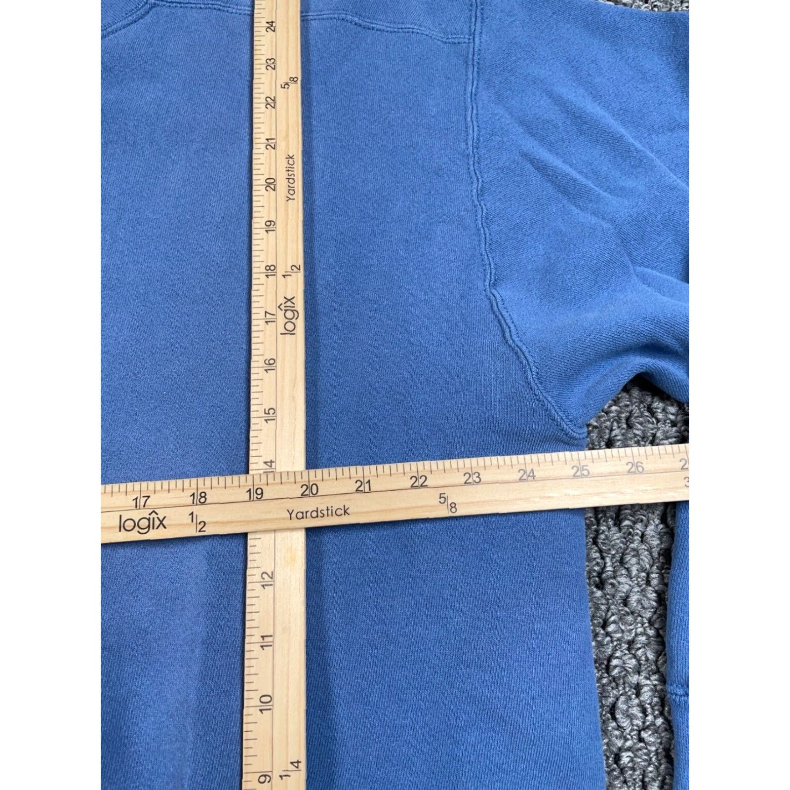 Vintage VINTAGE Pro Spirit Sweatshirt Mens XL Blue Crewneck Oversized 90s Faded Distressed Pullover Cotton-Poly Heavyweight Size US XL / EU 56 / 4 - 7 Thumbnail