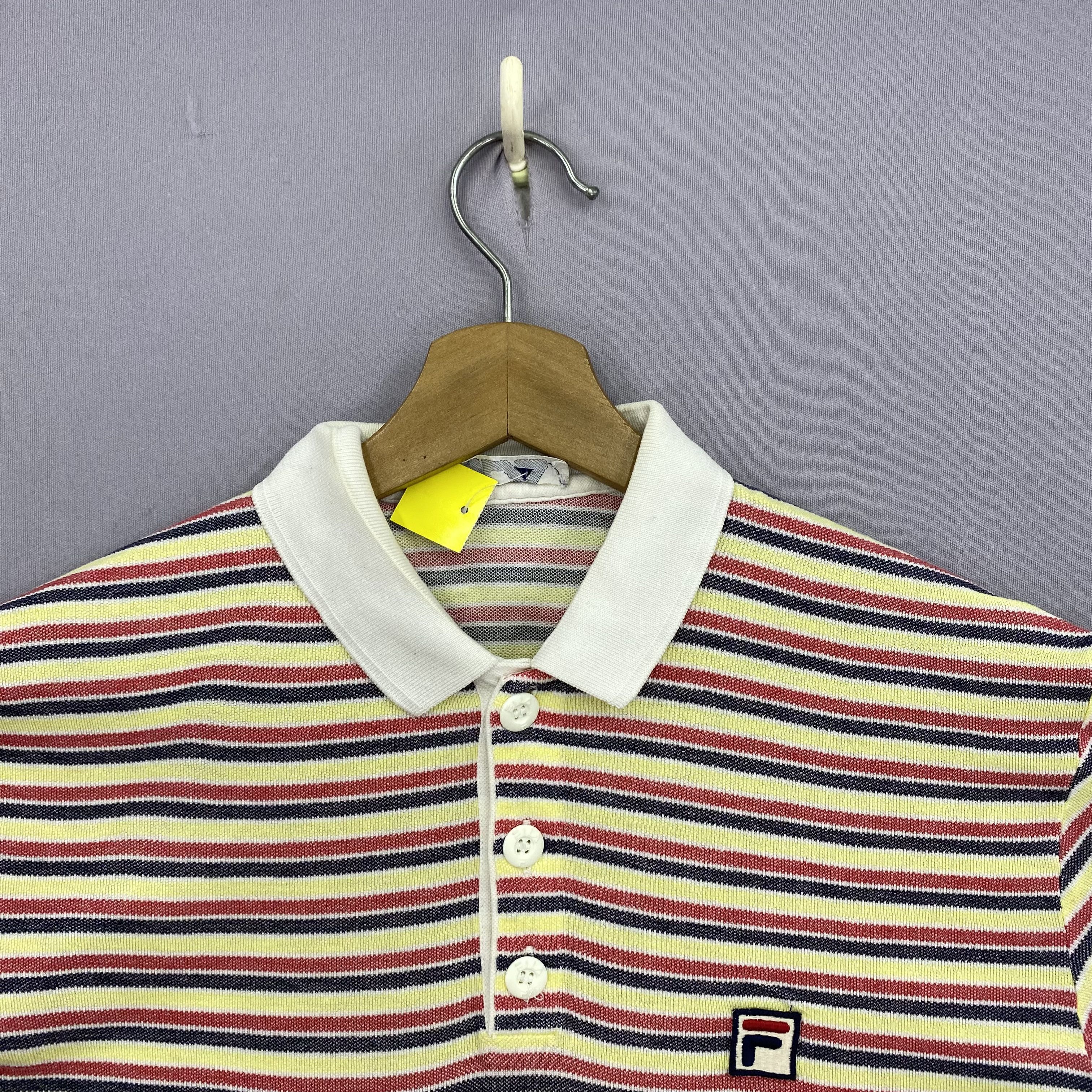 Fila × Vintage Vintage 90s Fila Polo Tee T-Shirt Size S / US 4 / IT 40 - 3 Thumbnail