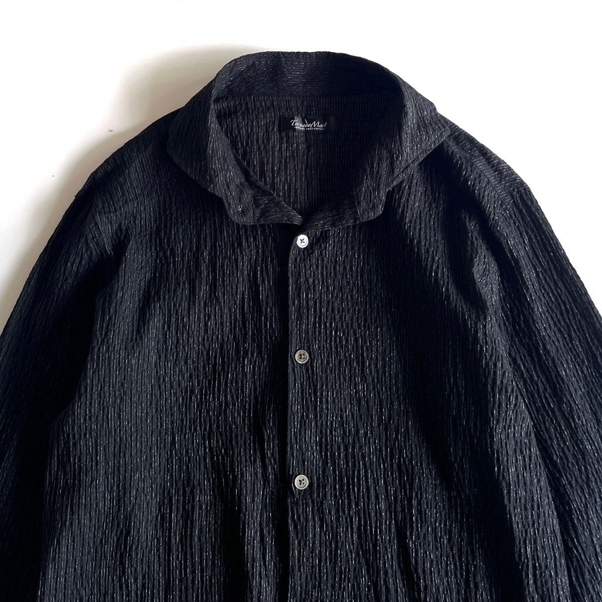 Japanese Brand Tornado mart black shirt Size US XL / EU 56 / 4 - 2 Thumbnail