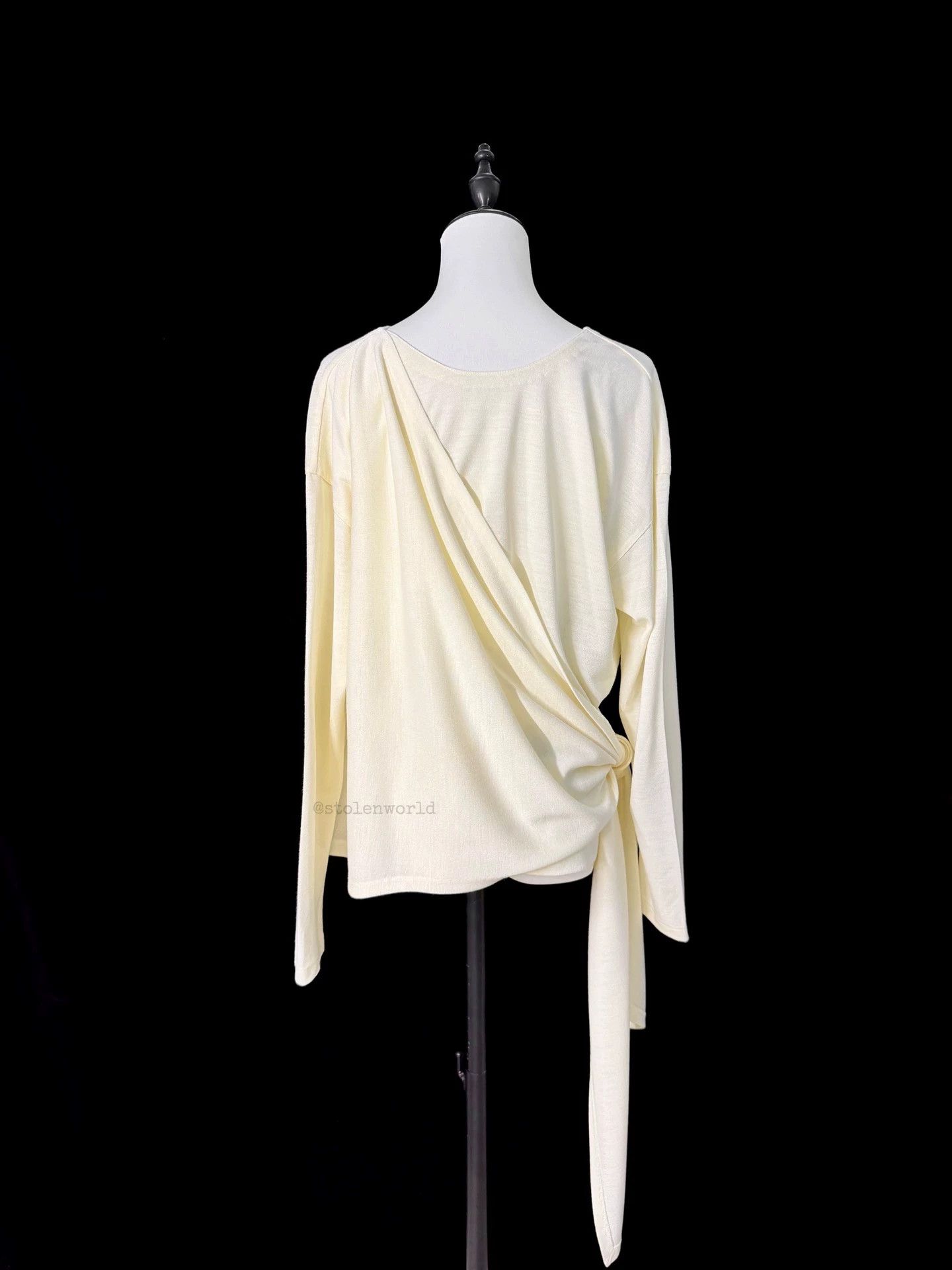 Issey Miyake ISSEY MIYAKE 80s Irregular Pleats Tie-Up Top Size M / US 6-8 / IT 42-44 - 4 Thumbnail