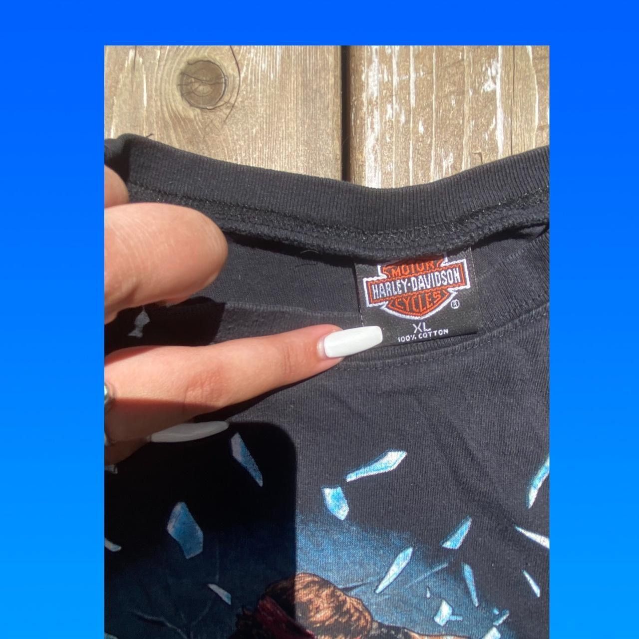 Harley Davidson × Vintage VINTAGE SLEEVELESS DEAD STOCK 90s HARLEY SHIRT Size US XL / EU 56 / 4 - 4 Thumbnail