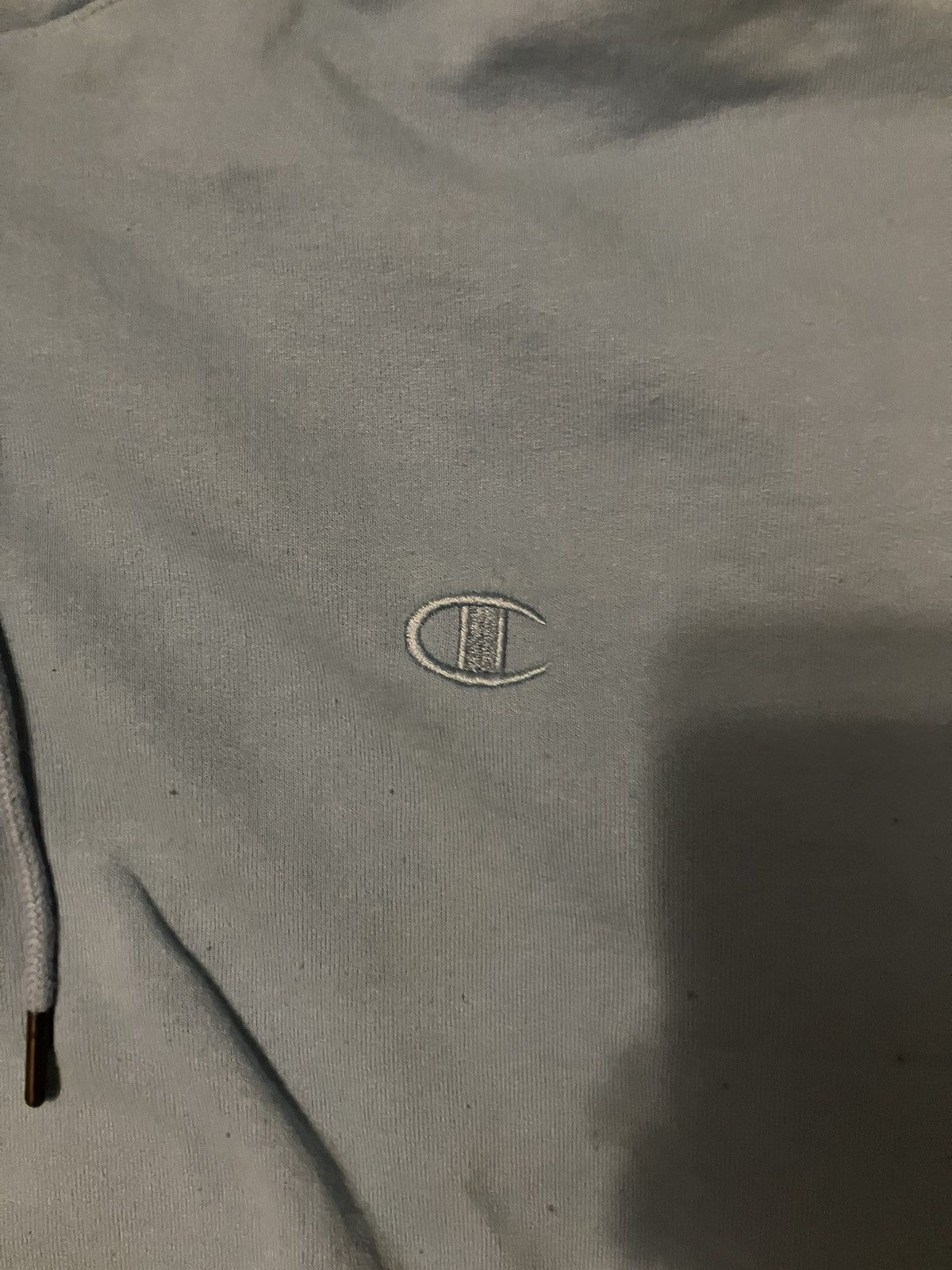 Champion Baby Blue Champion Hoodie Size US XL / EU 56 / 4 - 2 Thumbnail