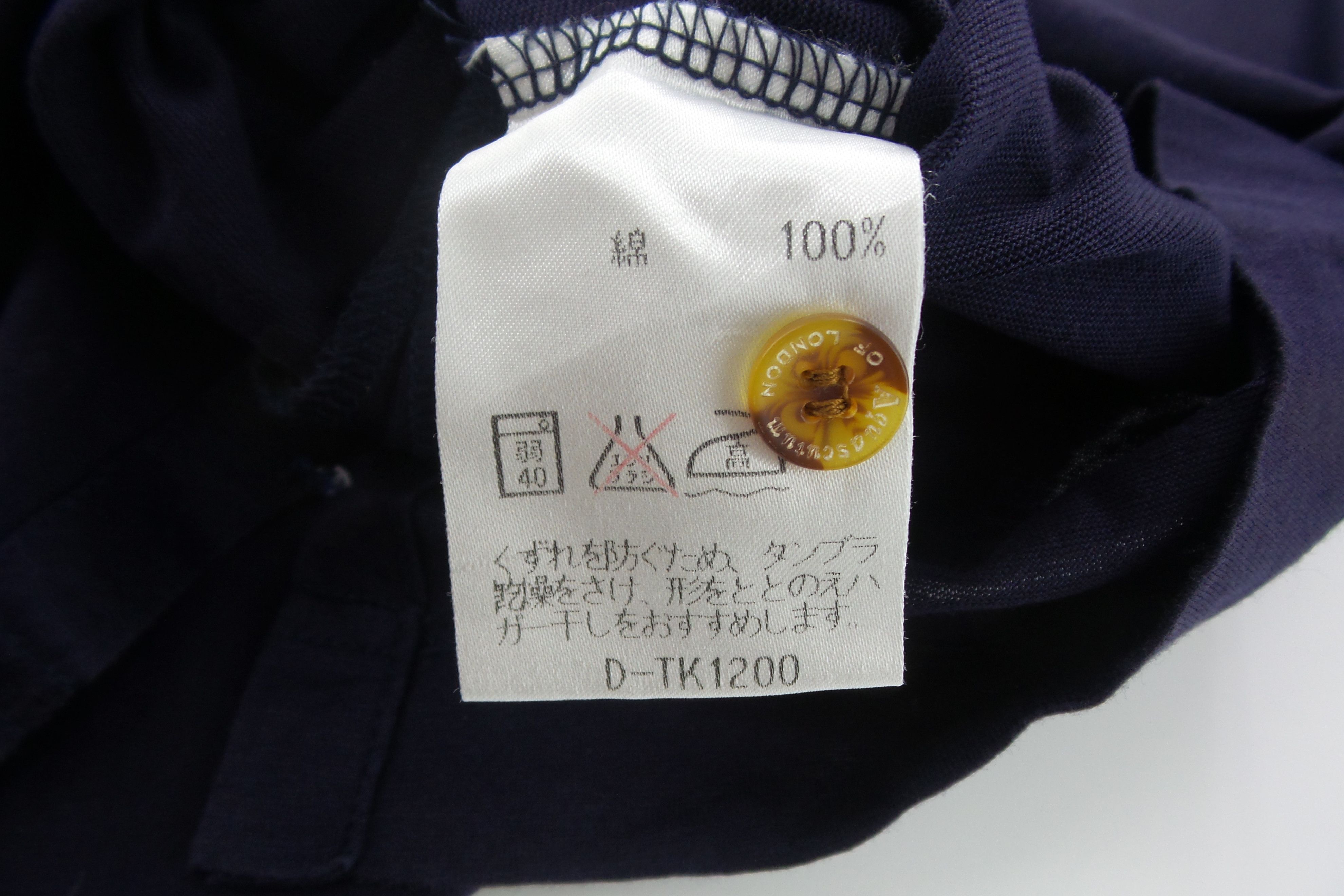 Aquascutum Aquascutum Small Logo Band Collar T-shirts Size US M / EU 48-50 / 2 - 7 Thumbnail