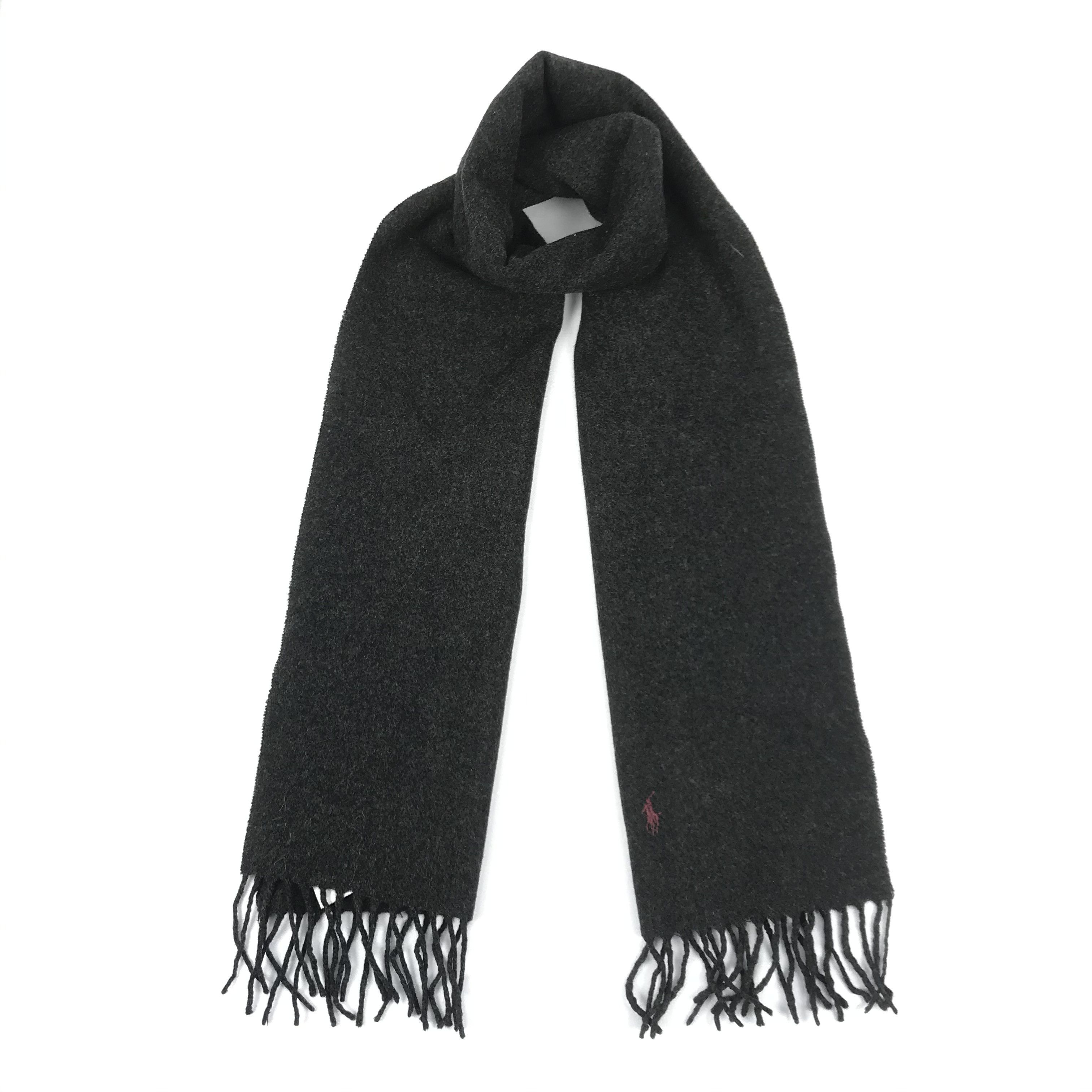 Vintage Ralph Lauren Scarf Muffler Wool Cashmere Scarves