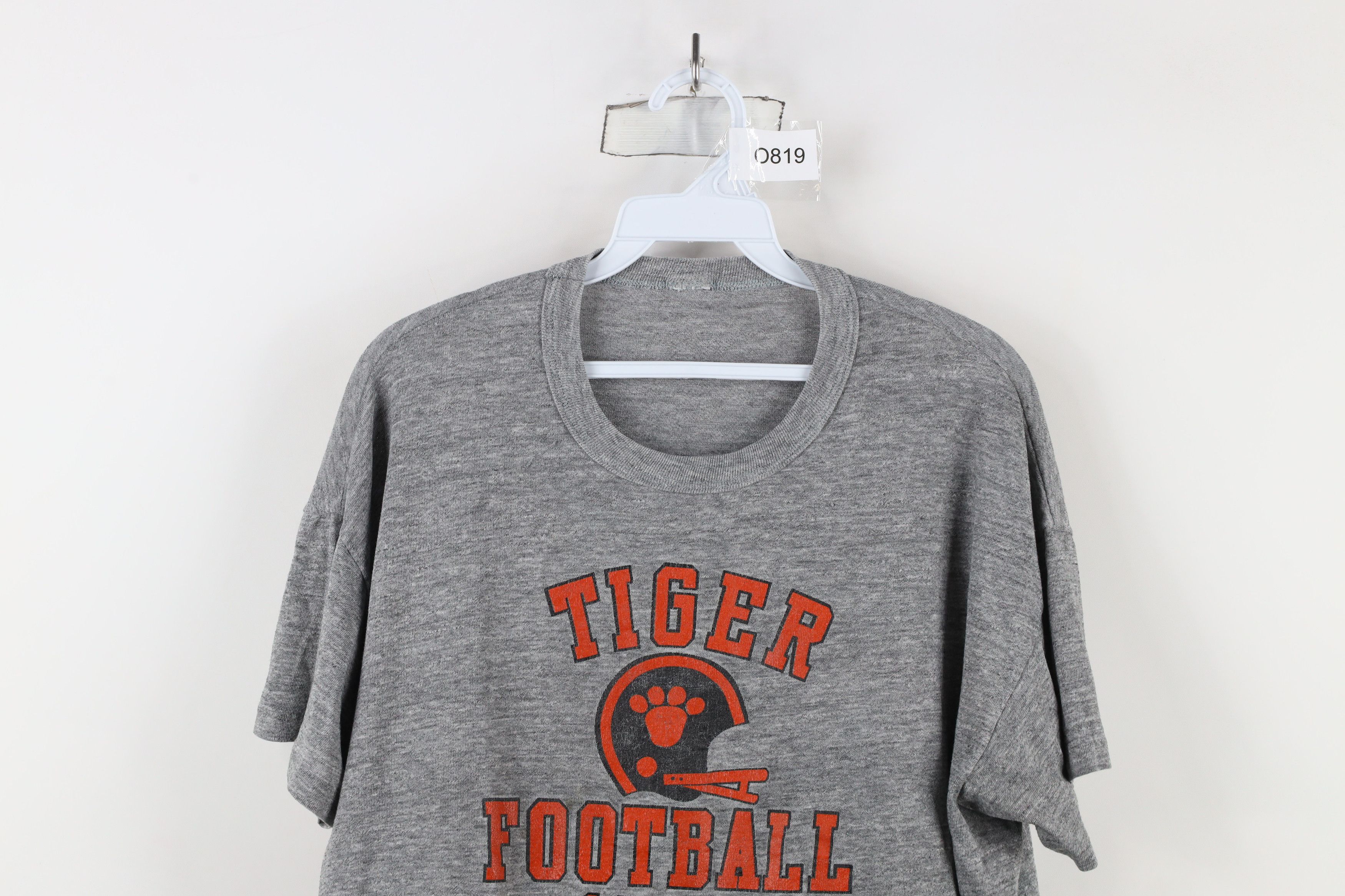 Champion × Vintage Vintage 80s Champion University Tiger Football T-Shirt USA Size US L / EU 52-54 / 3 - 2 Thumbnail