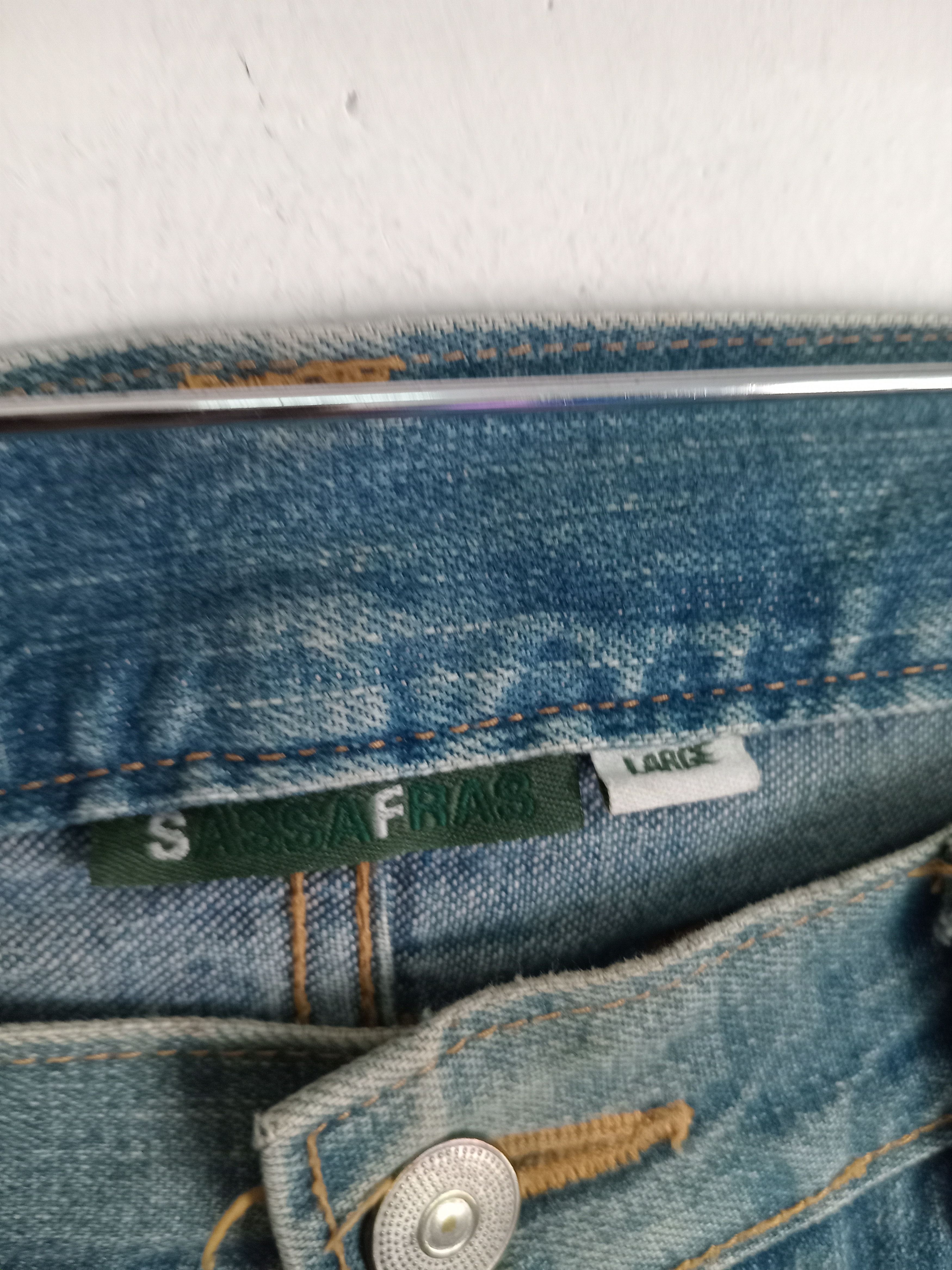 Sassafras Sassafras For All Gardener Denim Jean Size US 37 - 3 Thumbnail