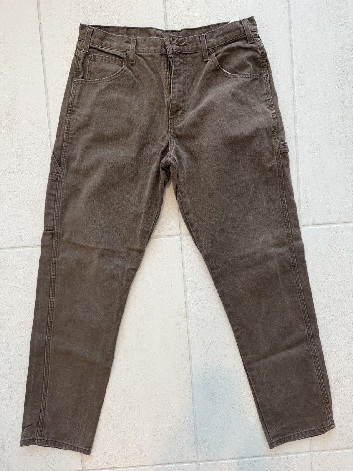 Dickies Dickies Men’s Brown Work Pants Size US 34 / EU 50 - 1 Thumbnail