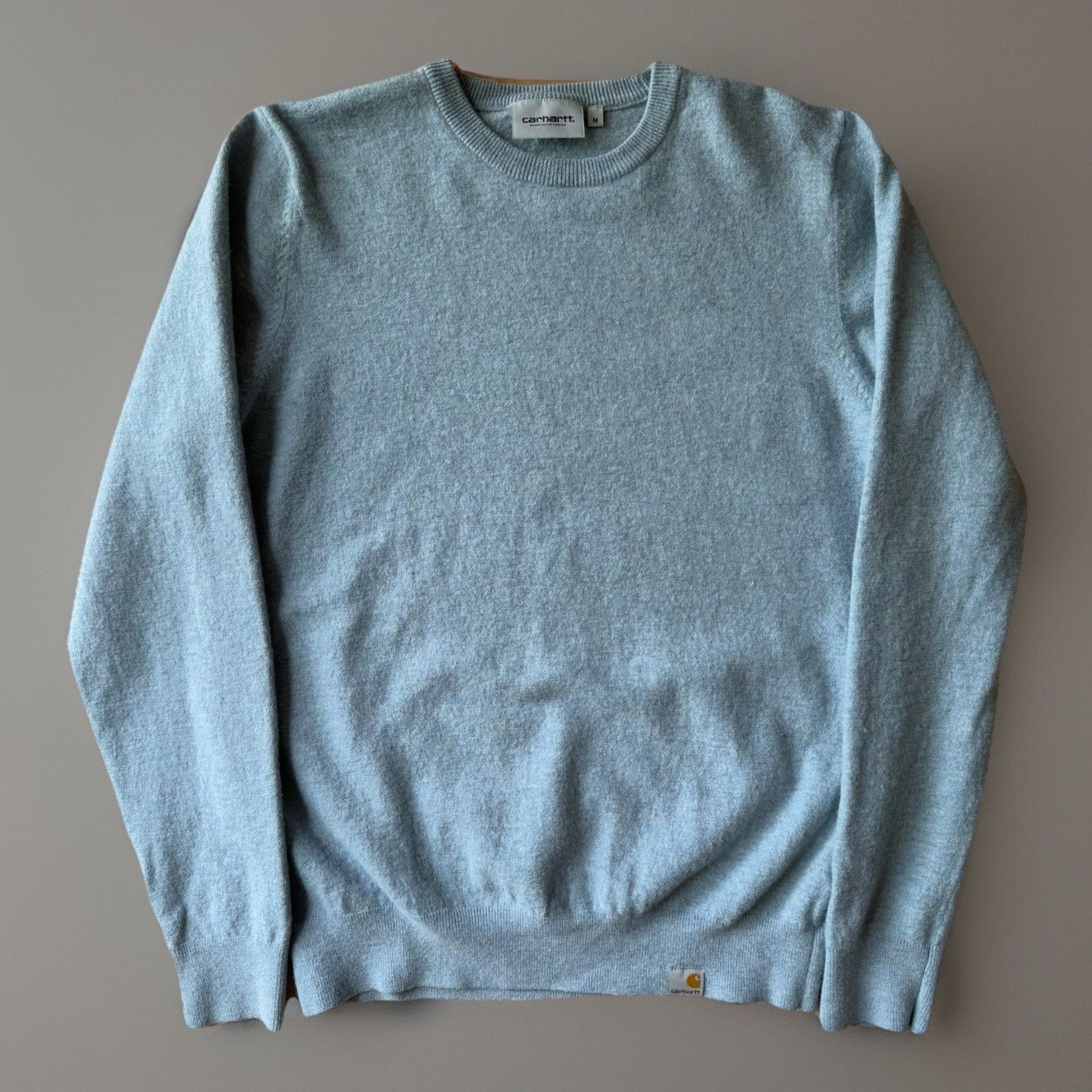 Carhartt Wip Carhartt WIP Playoff Sweater Medium Blue Wool Pullover Size US M / EU 48-50 / 2 - 1 Thumbnail
