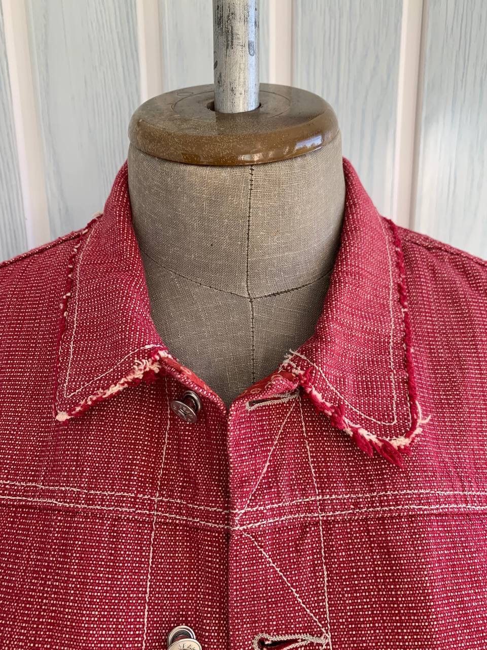 Marithe + Francois Girbaud Vintage Marithe Francois Girbaud Unisex Cotton Denim Jacket Size M / US 6-8 / IT 42-44 - 16 Thumbnail