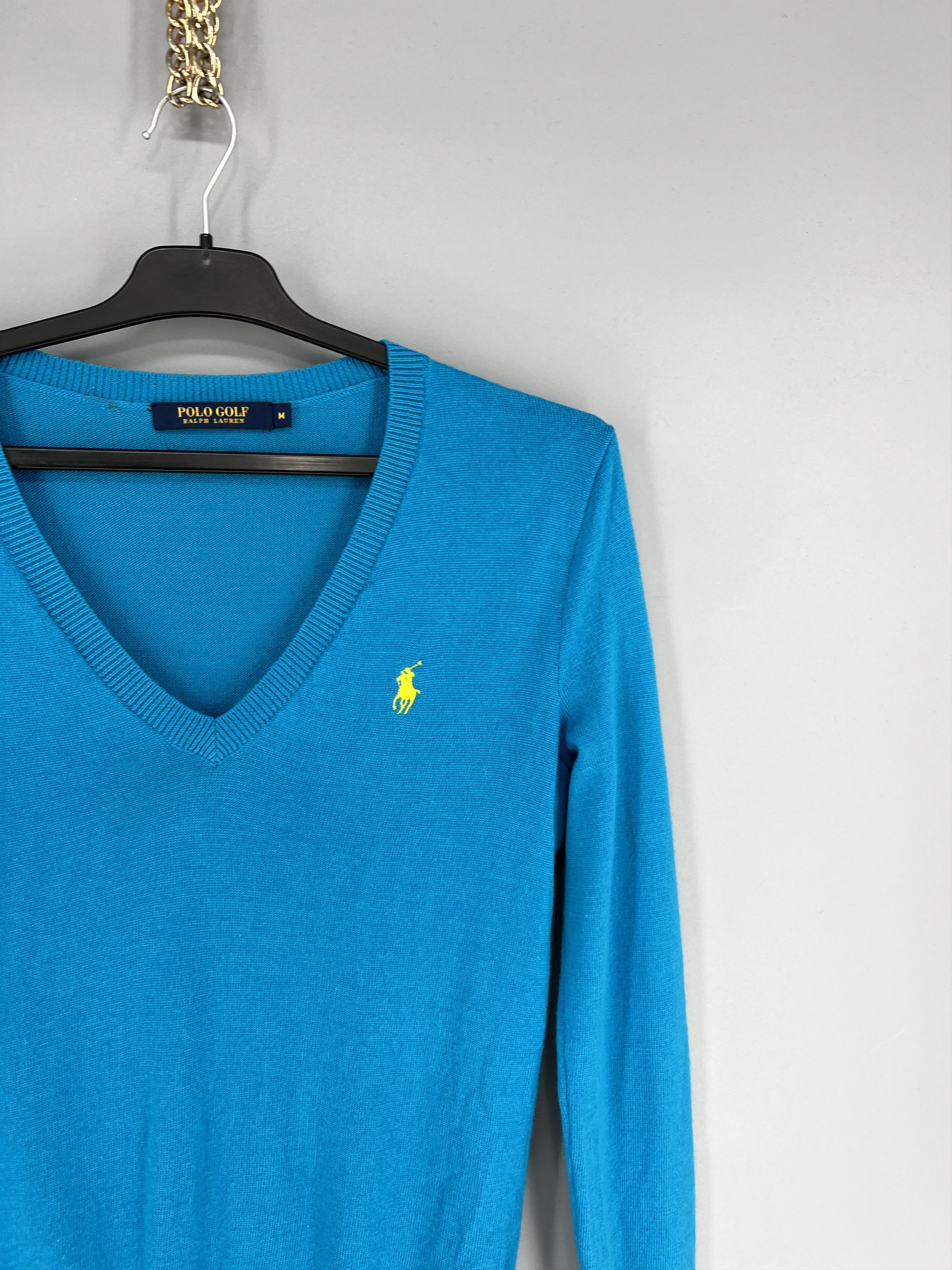 Polo Ralph Lauren Vintage Polo Ralph Lauren V-neck Knit Sweater Jumper Size M / US 6-8 / IT 42-44 - 5 Thumbnail