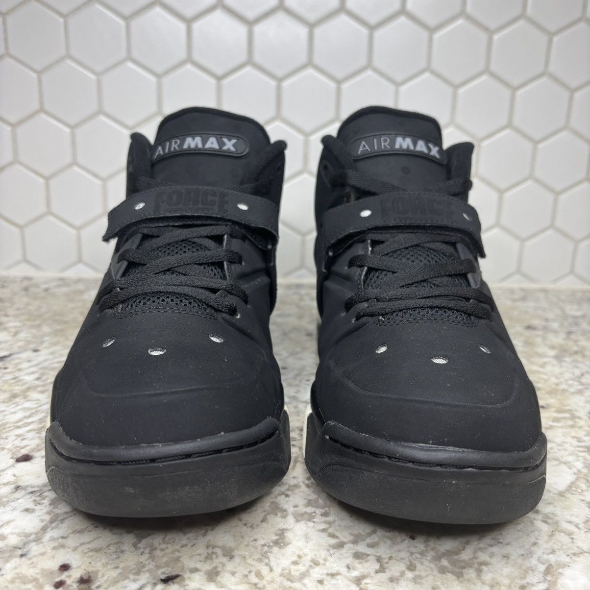 Nike Size 11 - Nike Air Force Max 2013 Black Cool Grey Clean Size US 11 / EU 44 - 4 Thumbnail