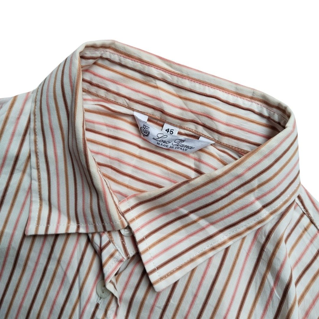 Loro Piana Loro piana striped shirts Size L / US 10 / IT 46 - 4 Thumbnail