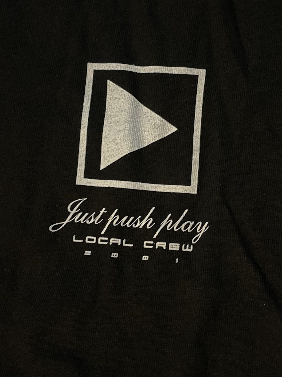 Vintage Aerosmith 2001 just push play Local Crew VNTG Shirt XL RARE Size US XL / EU 56 / 4 - 3 Thumbnail