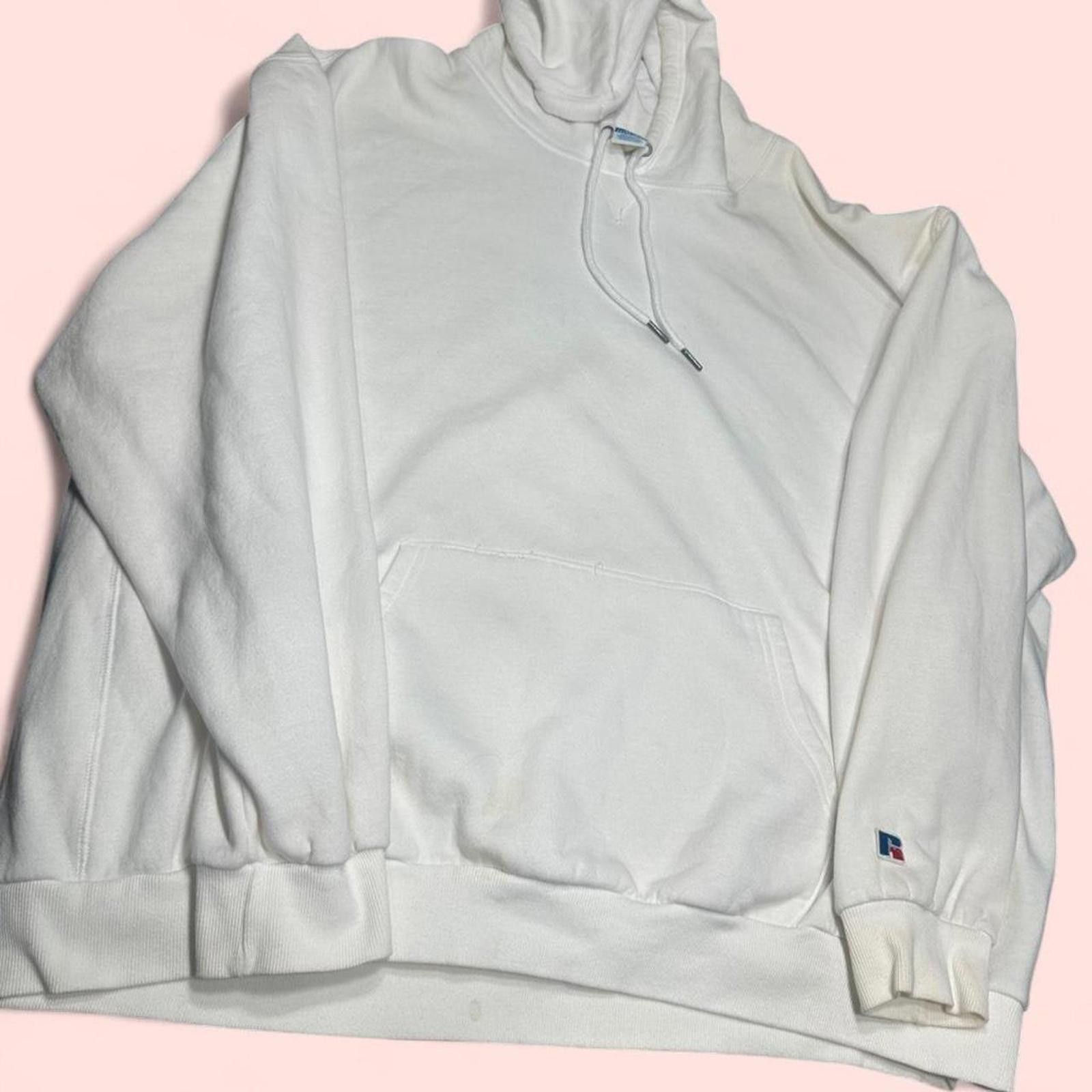Russell Athletic Russell Athletic Men's White Hoody Size US XXL / EU 58 / 5 - 1 Thumbnail