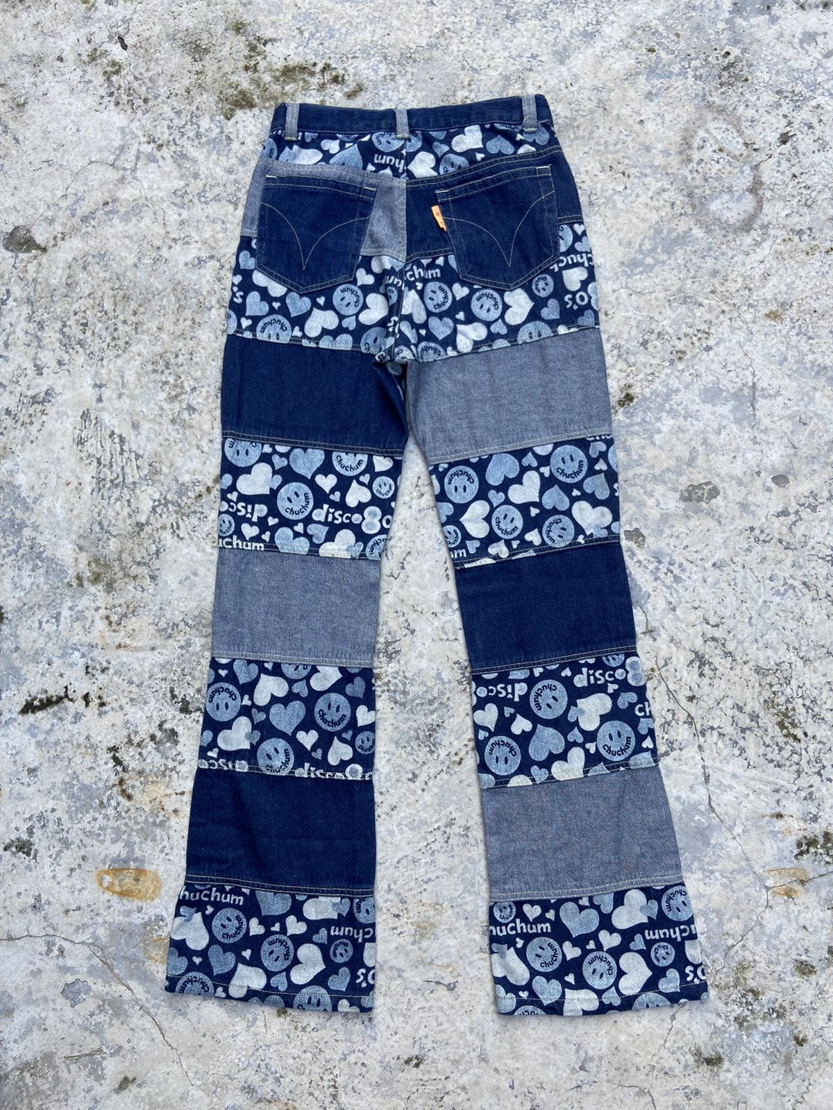 Hysteric Glamour Vtg chuchum smile denim flare boutcut Size 24" / US 00 / IT 34 - 2 Thumbnail