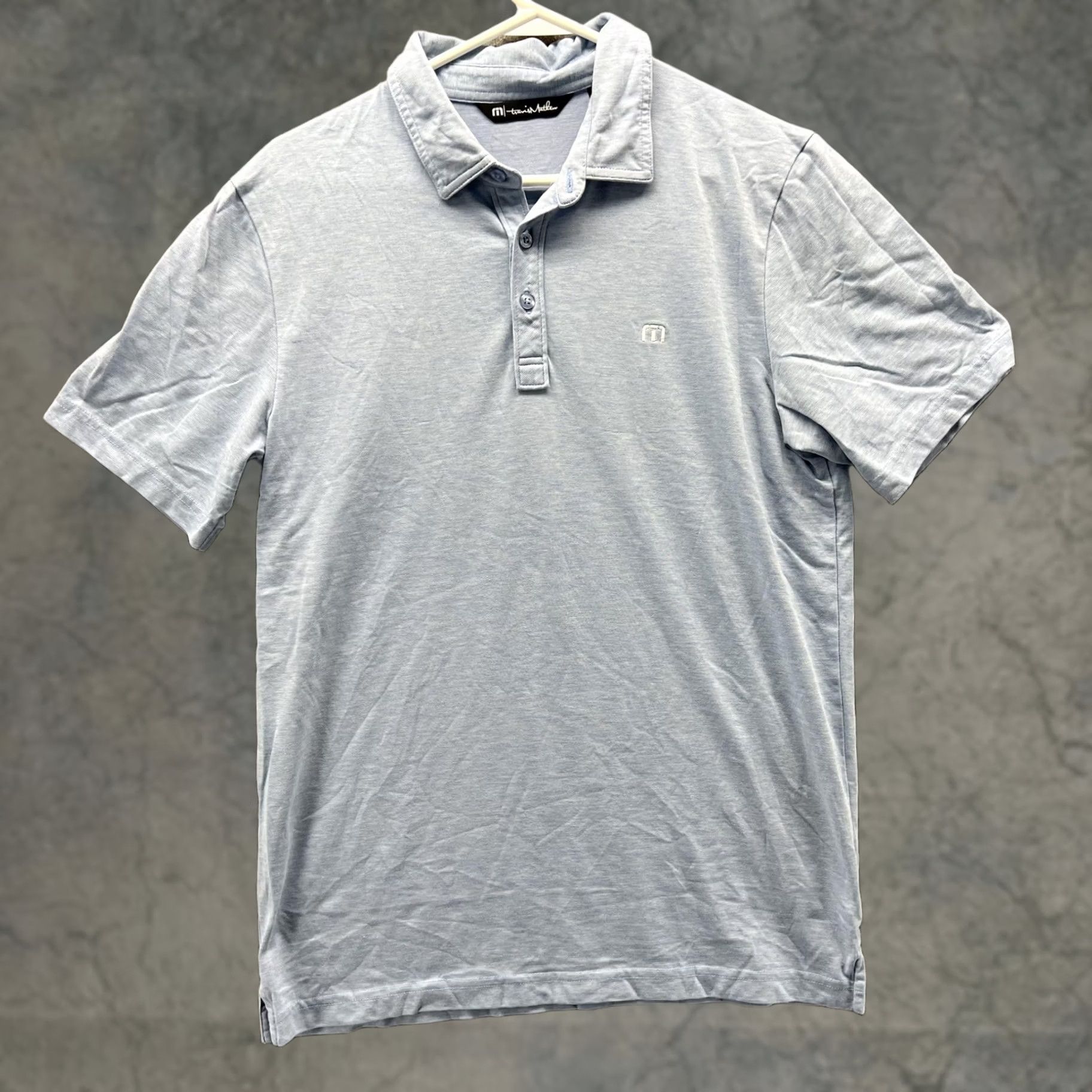 TravisMathew TravisMathew Polo Shirt Mens M Blue Stripe Pima Cotton Golf Casual Shirt Polo Mens M Blue Stripe Size US M / EU 48-50 / 2 - 1 Thumbnail