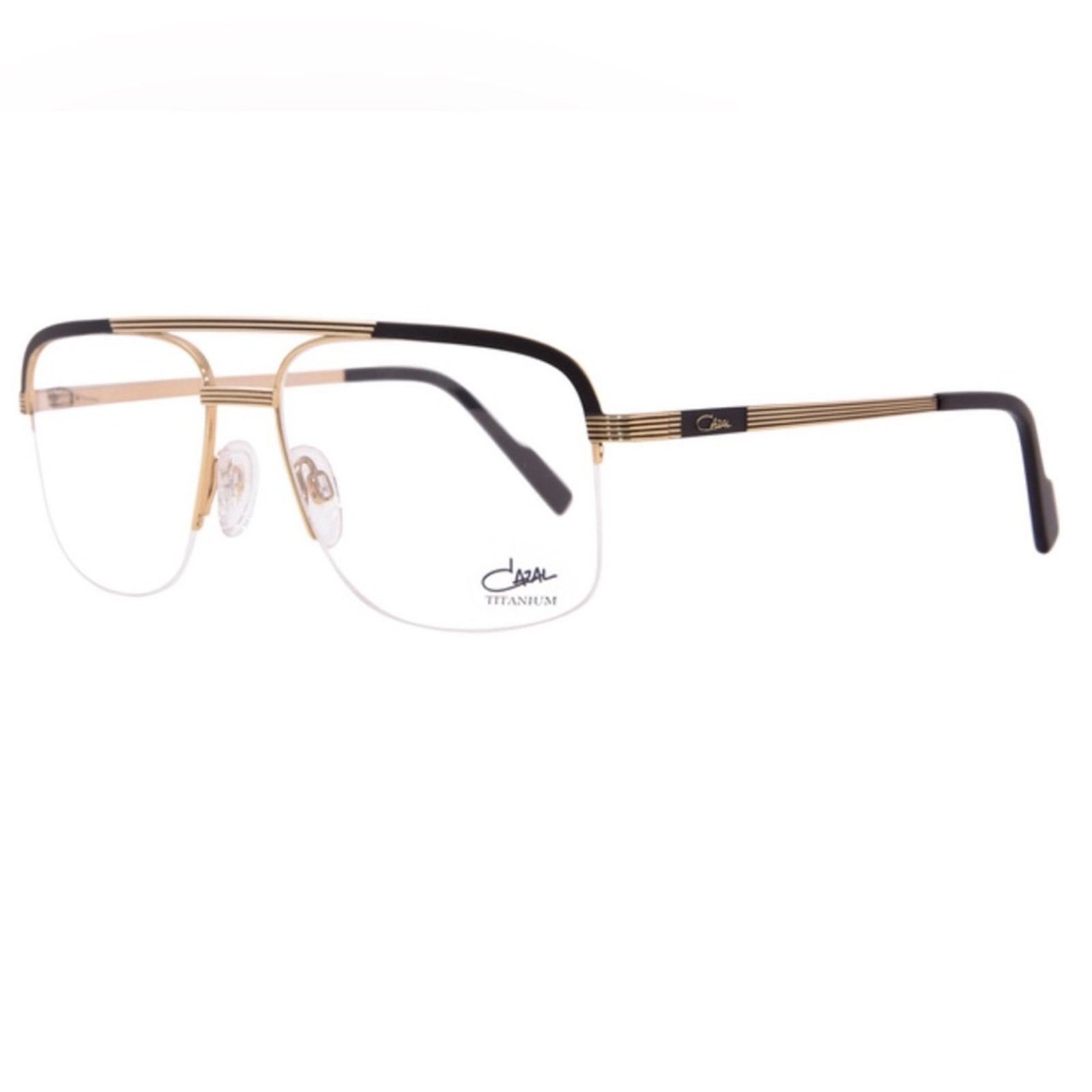 Cazal New CAZAL 7095-C001 Men Glasses in Black and Gold, Authentic Size ONE SIZE - 1 Thumbnail