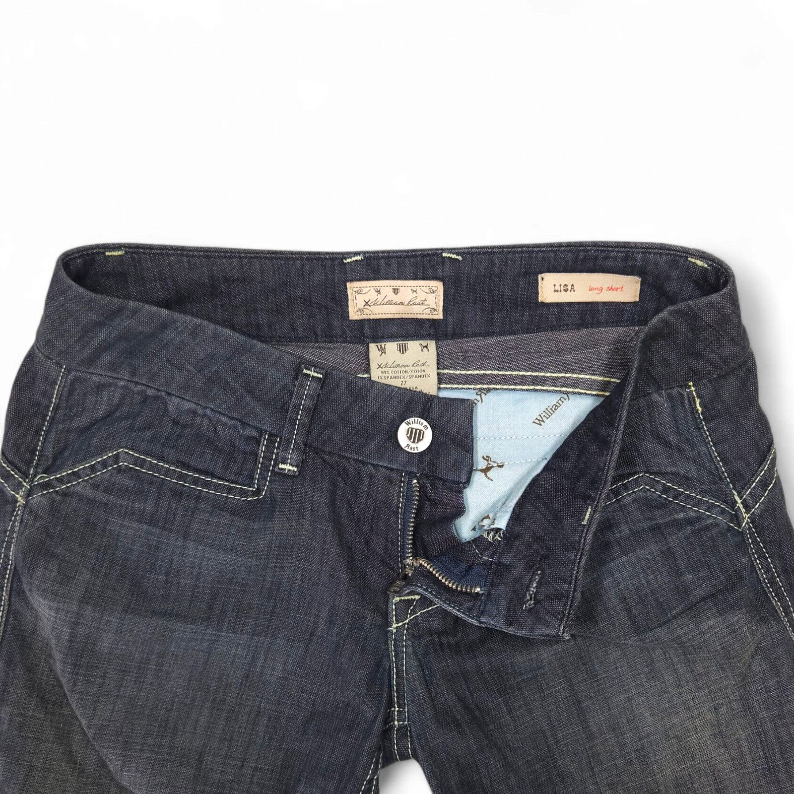 William Rast EUC William Rast Lisa Long Short Sz 27 Classic Knee Length Size 27" / US 4 / IT 40 - 3 Thumbnail