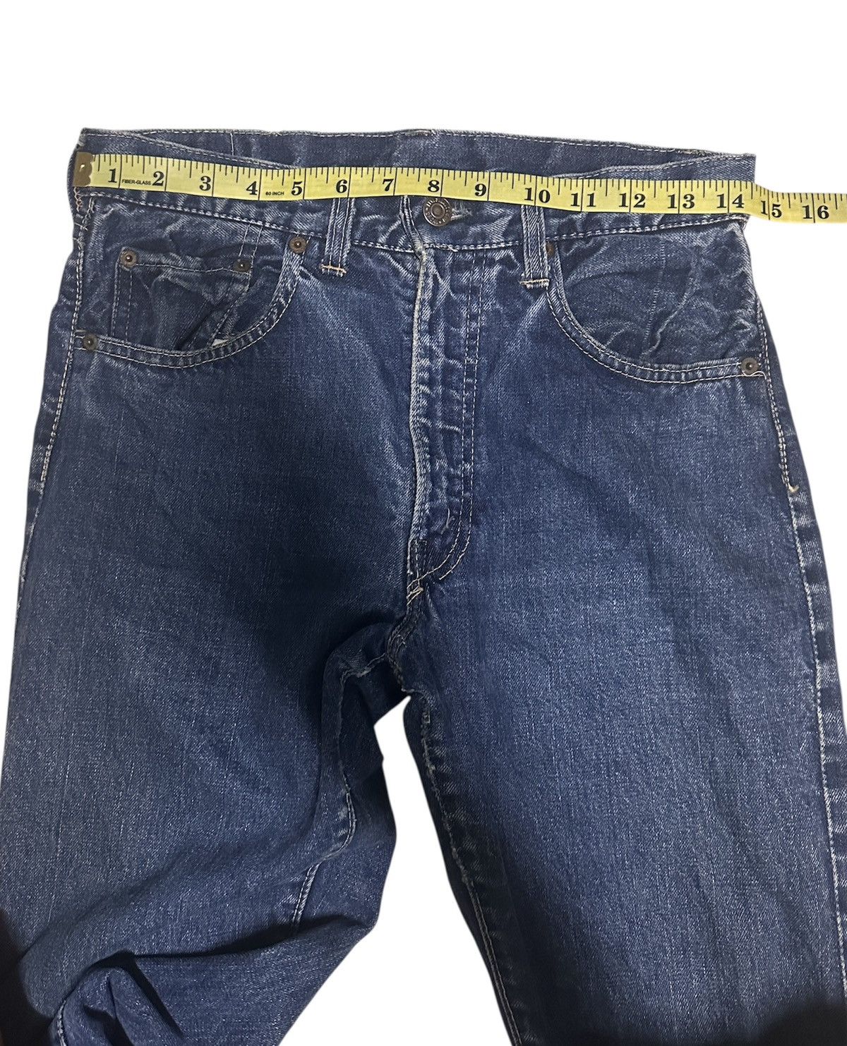 Vintage 🔥TRUE VINTAGE 60s LEVIS CAPITAL E SELVEDGE BUTTON “K”🔥 Size US 28 / EU 44 - 14 Thumbnail
