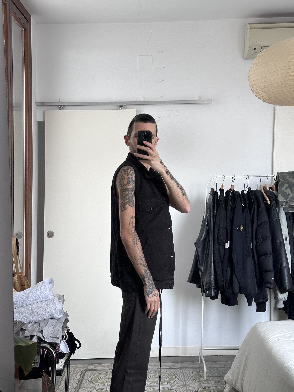 Ann Demeulemeester Ann Demeulemeester Denim Vest Size US M / EU 48-50 / 2 - 2 Thumbnail