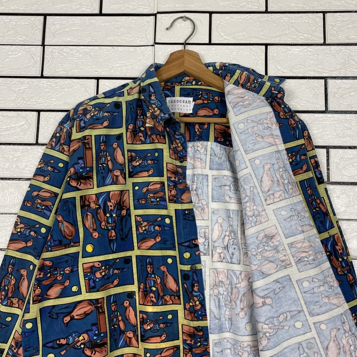 Japanese Brand Ideogram System of Emporium Button Navajo Shirt Jacket Size US M / EU 48-50 / 2 - 13 Thumbnail