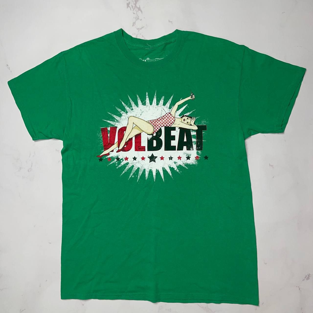 Vintage Volbeat Vintage T-Shirt XL Size Green Girl graphick Size US XL / EU 56 / 4 - 1 Thumbnail