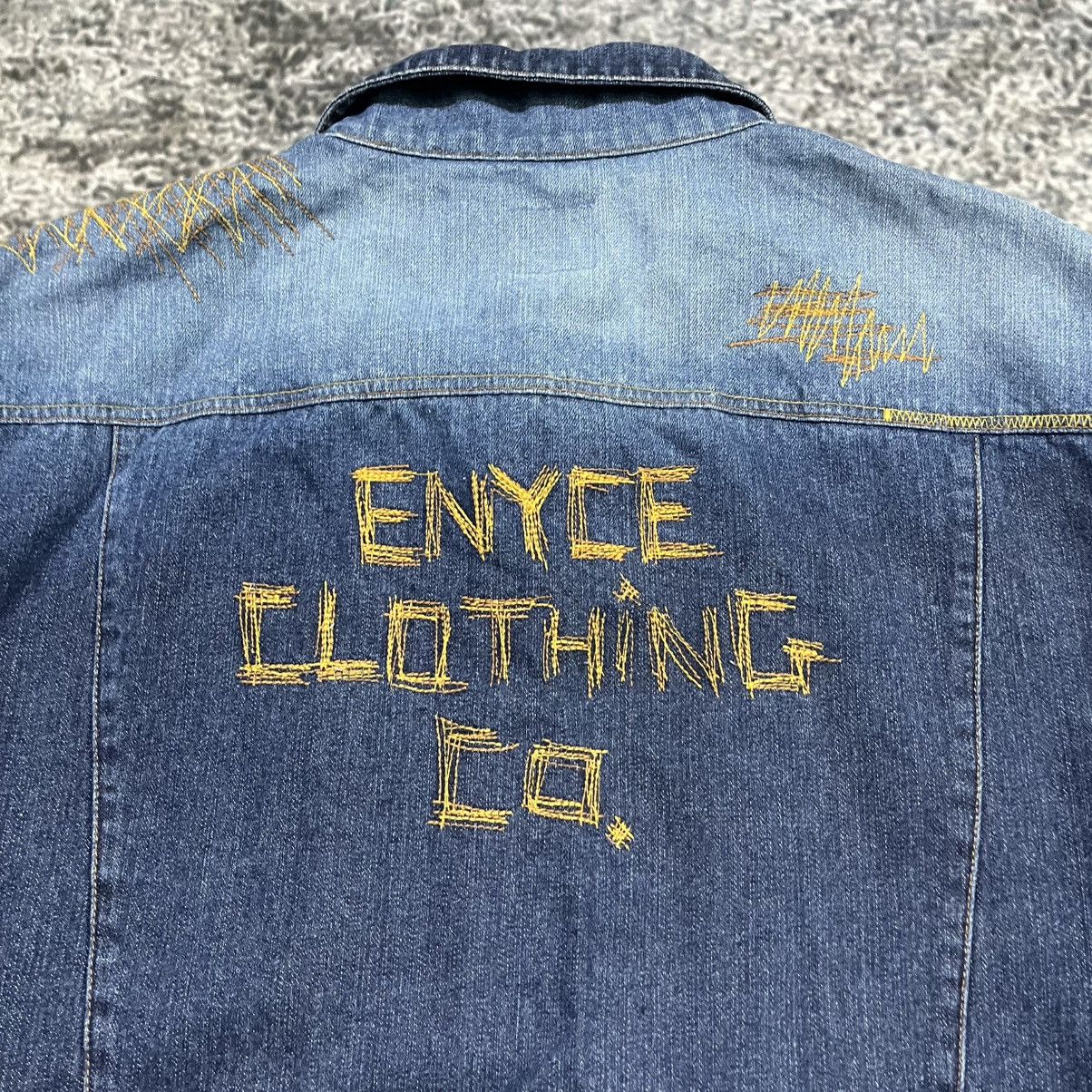 Enyce Vintage Y2K Enyce Hip-Hop Grunge Skater Denim Jacket XXL Size US XXL / EU 58 / 5 - 8 Thumbnail