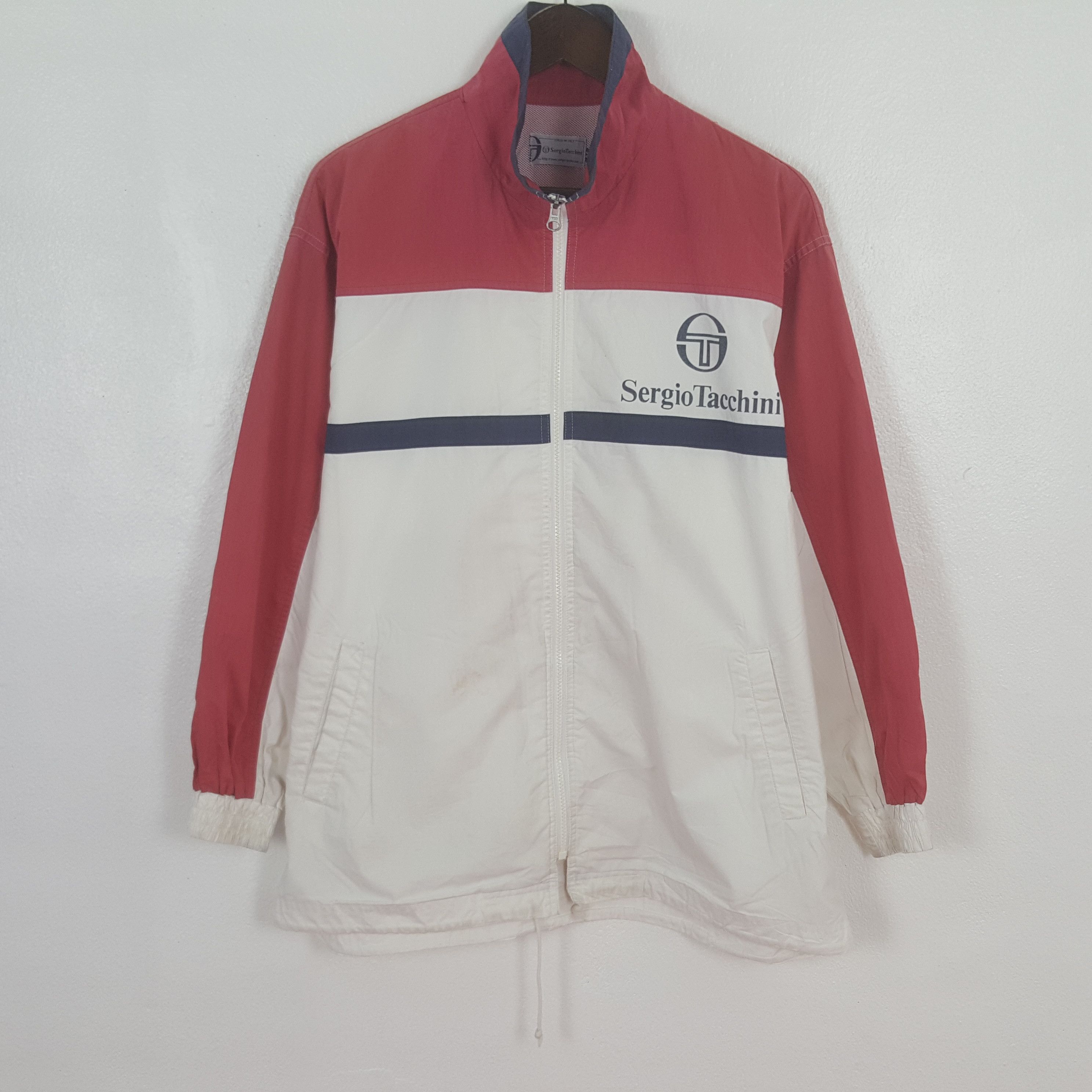 Sergio Tacchini Vintage Sergio Tacchini Windbreaker Sport Jacket Size US M / EU 48-50 / 2 - 1 Thumbnail