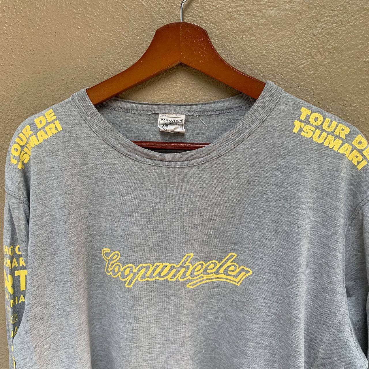 Loopwheeler Distressed Vintage MADE IN JAPAN LOOPWHEELER Long Sleeve Tee Size US L / EU 52-54 / 3 - 2 Thumbnail