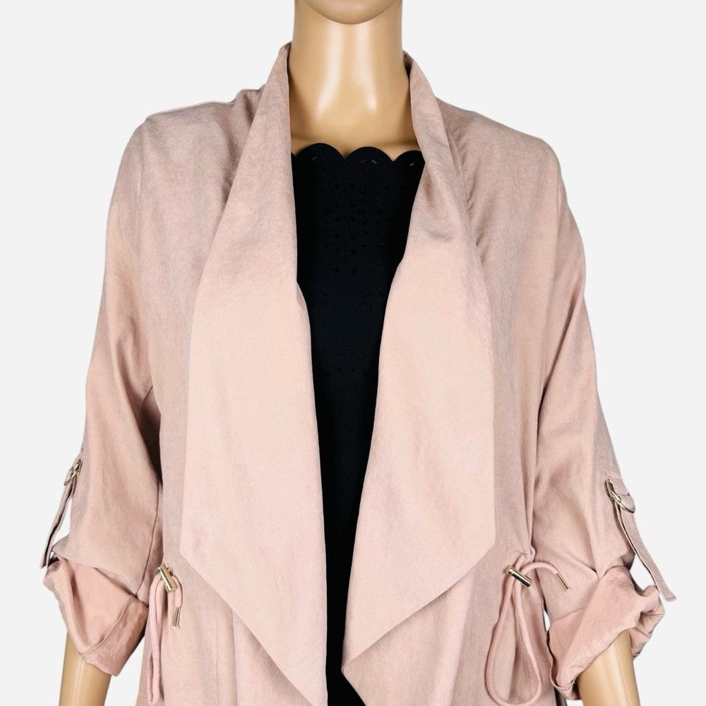 Zara Zara Light Pink Open front Duster Light Jacket Size S Size S / US 4 / IT 40 - 9 Thumbnail