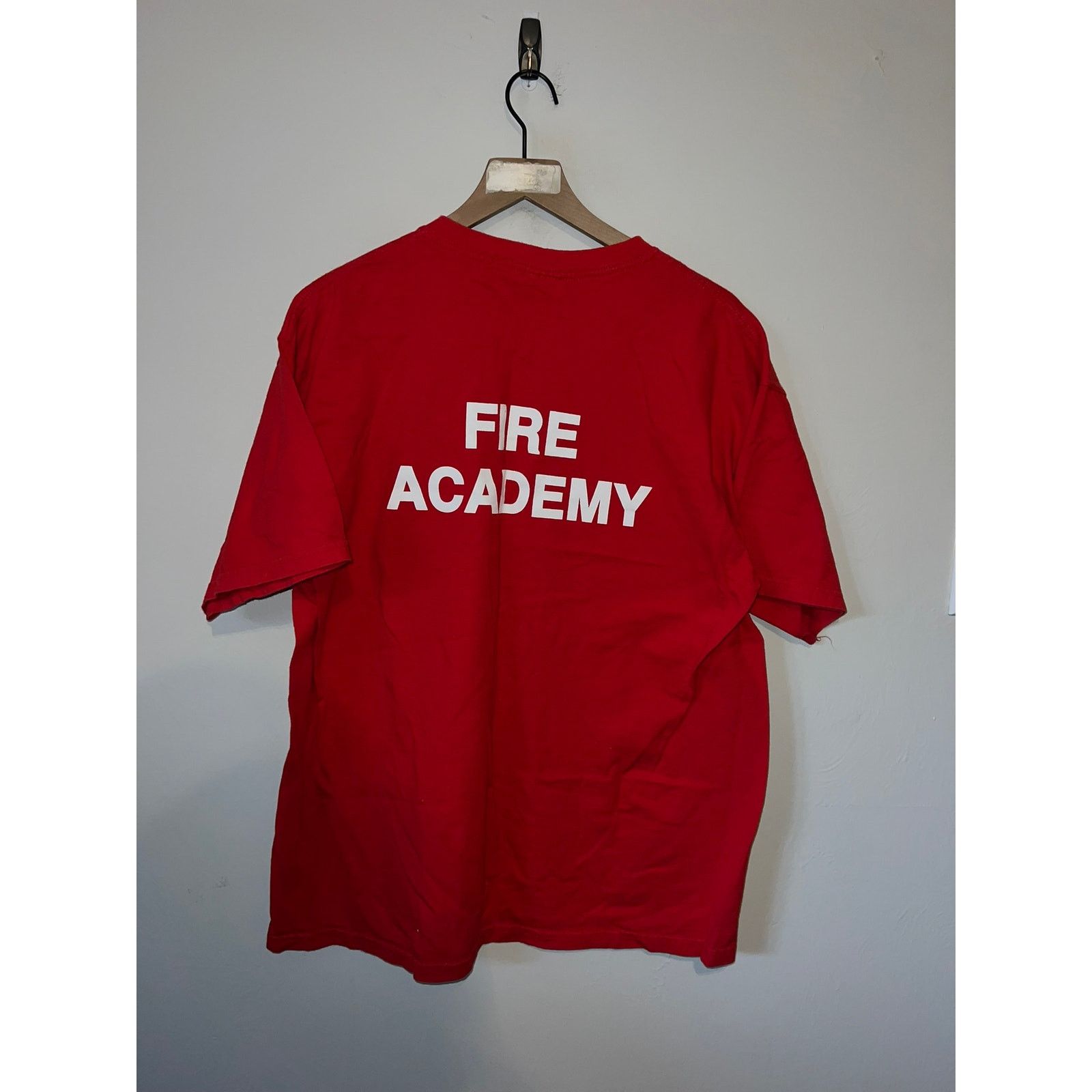 Gildan Vintage Tri Lakes Fire Shirt Monument Firefighter Red Tee XL Size US XL / EU 56 / 4 - 4 Thumbnail