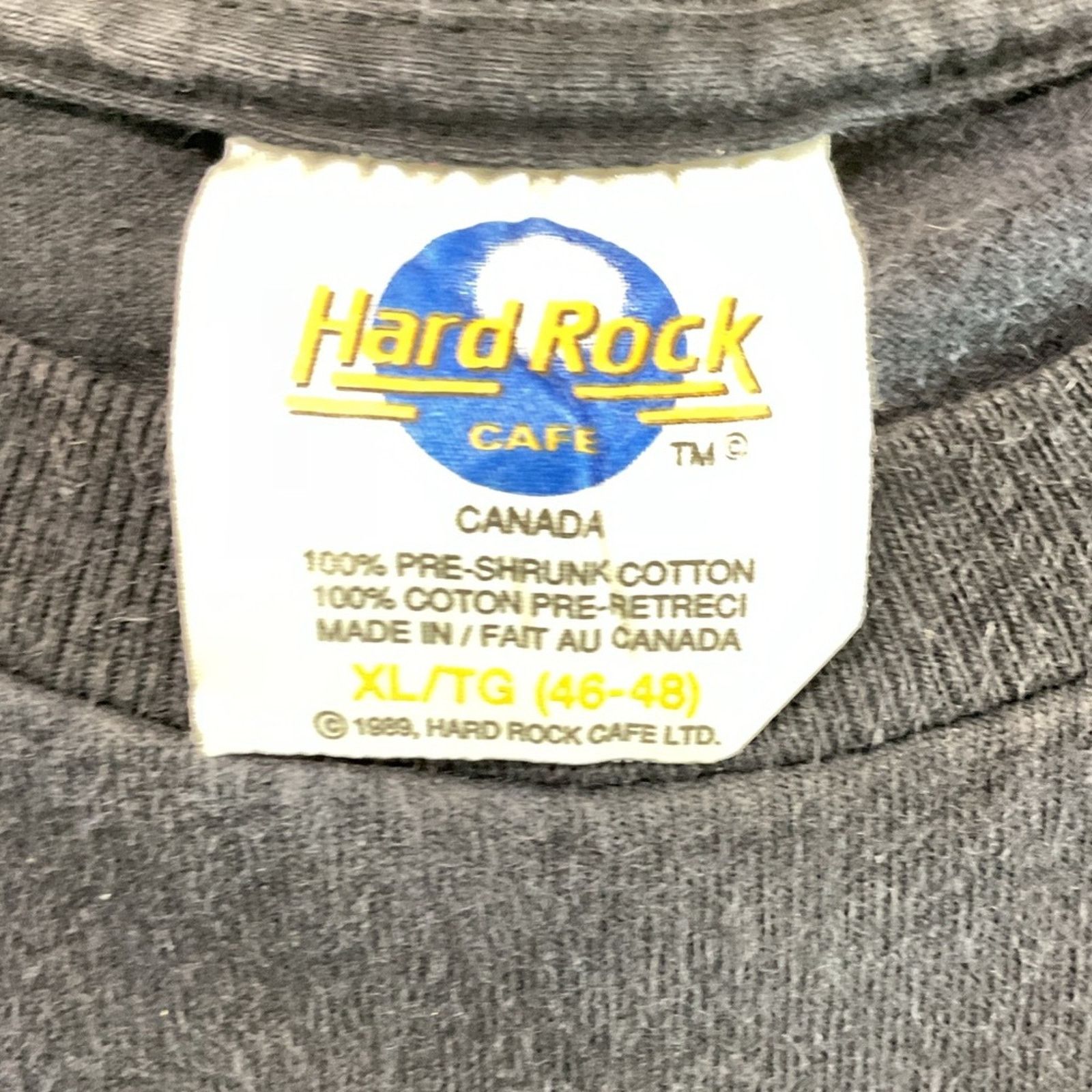 Hard Rock Cafe 1989 Rare vintage Hard Rock Cafe “ Toronto SkyDome” T-Shirt Size US XL / EU 56 / 4 - 3 Thumbnail