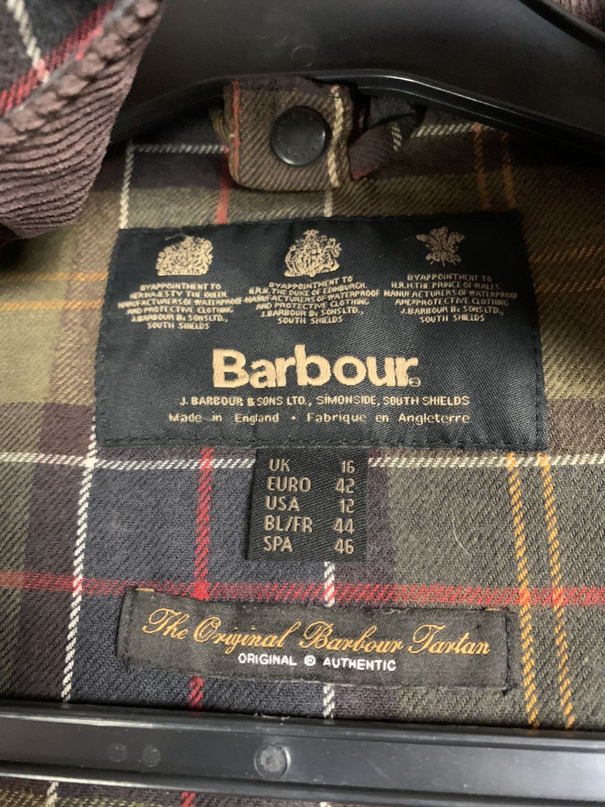 Barbour × Vintage Vintage Barbour Waxed jacket England Size US S / EU 44-46 / 1 - 12 Thumbnail
