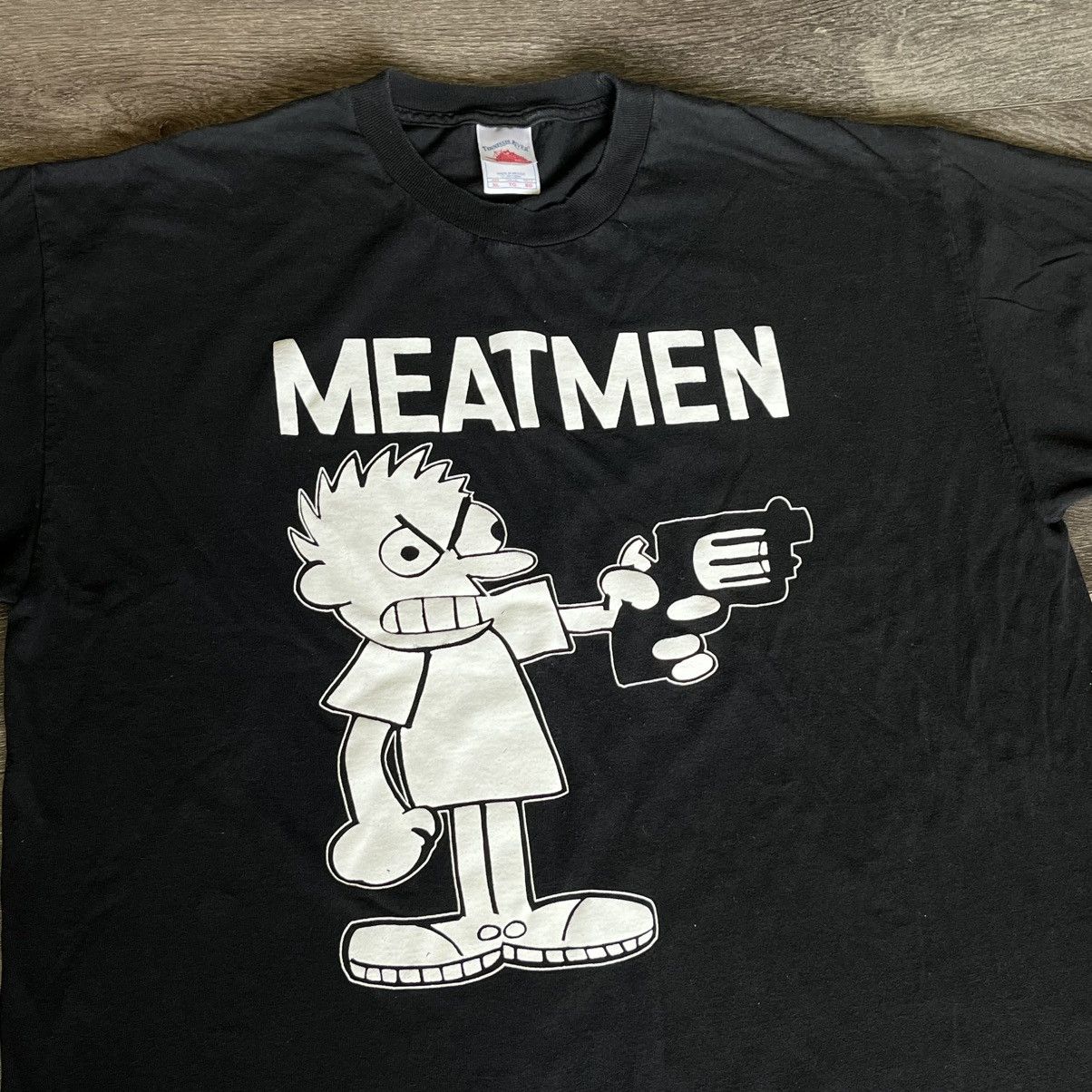 Band Tees Vintage 2000s The Meatmen Hold Up Kid With Gun Punk Band Tee Size US XL / EU 56 / 4 - 3 Thumbnail