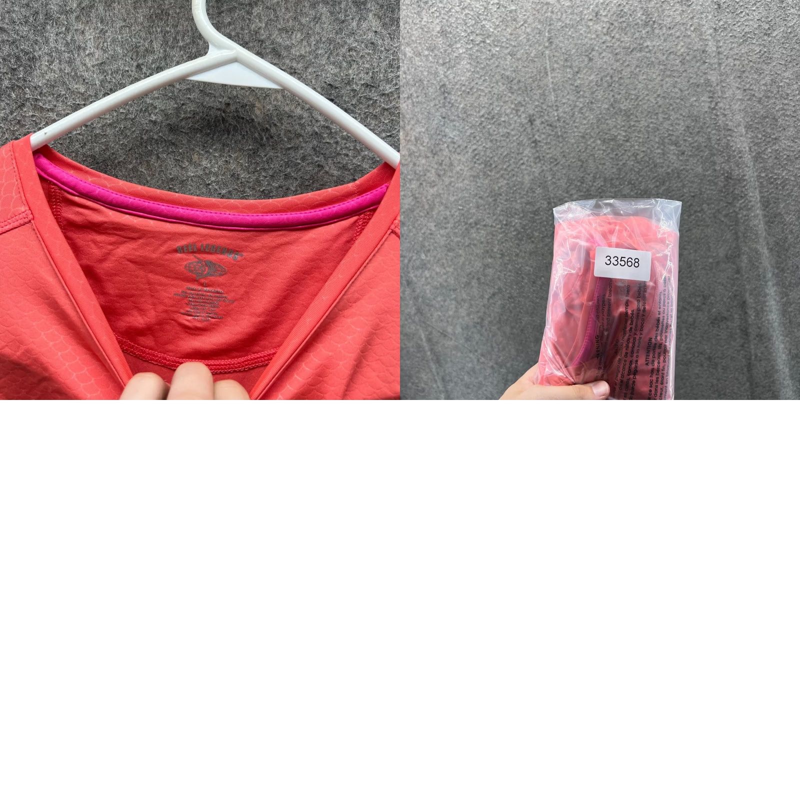 Vintage Reel Legends Shirt Womens Large Coral Performance Lightweight Rash Guard UPF Shirt Size L / US 10 / IT 46 - 8 Thumbnail