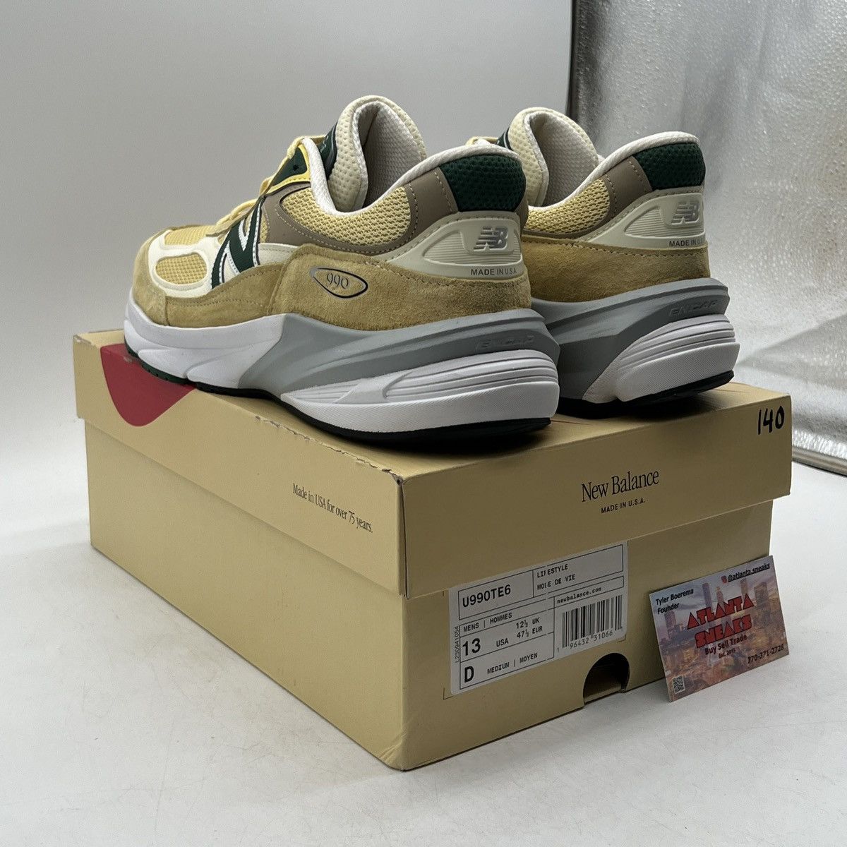New Balance Teddy Santis x 990v6 sulphur Size US 13 / EU 46 - 4 Thumbnail