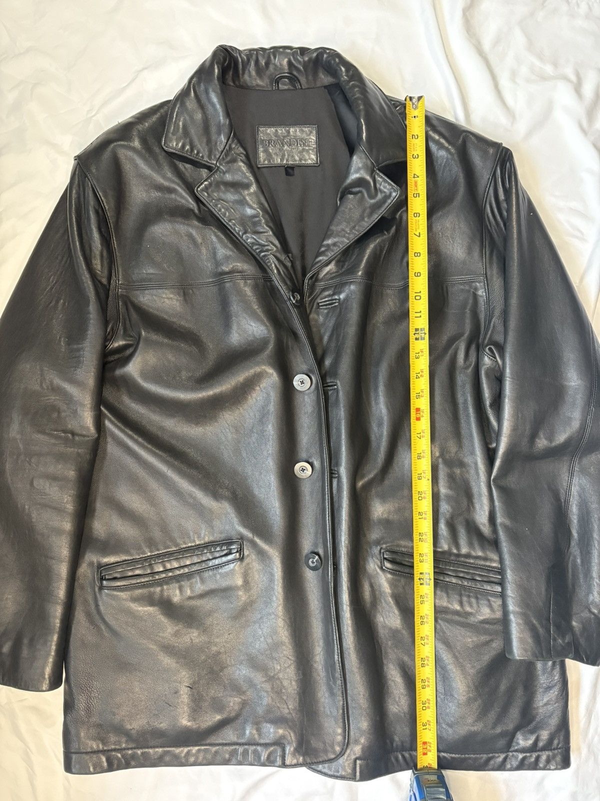 Brandini Vintage Leather Jacket Size US XL / EU 56 / 4 - 2 Thumbnail