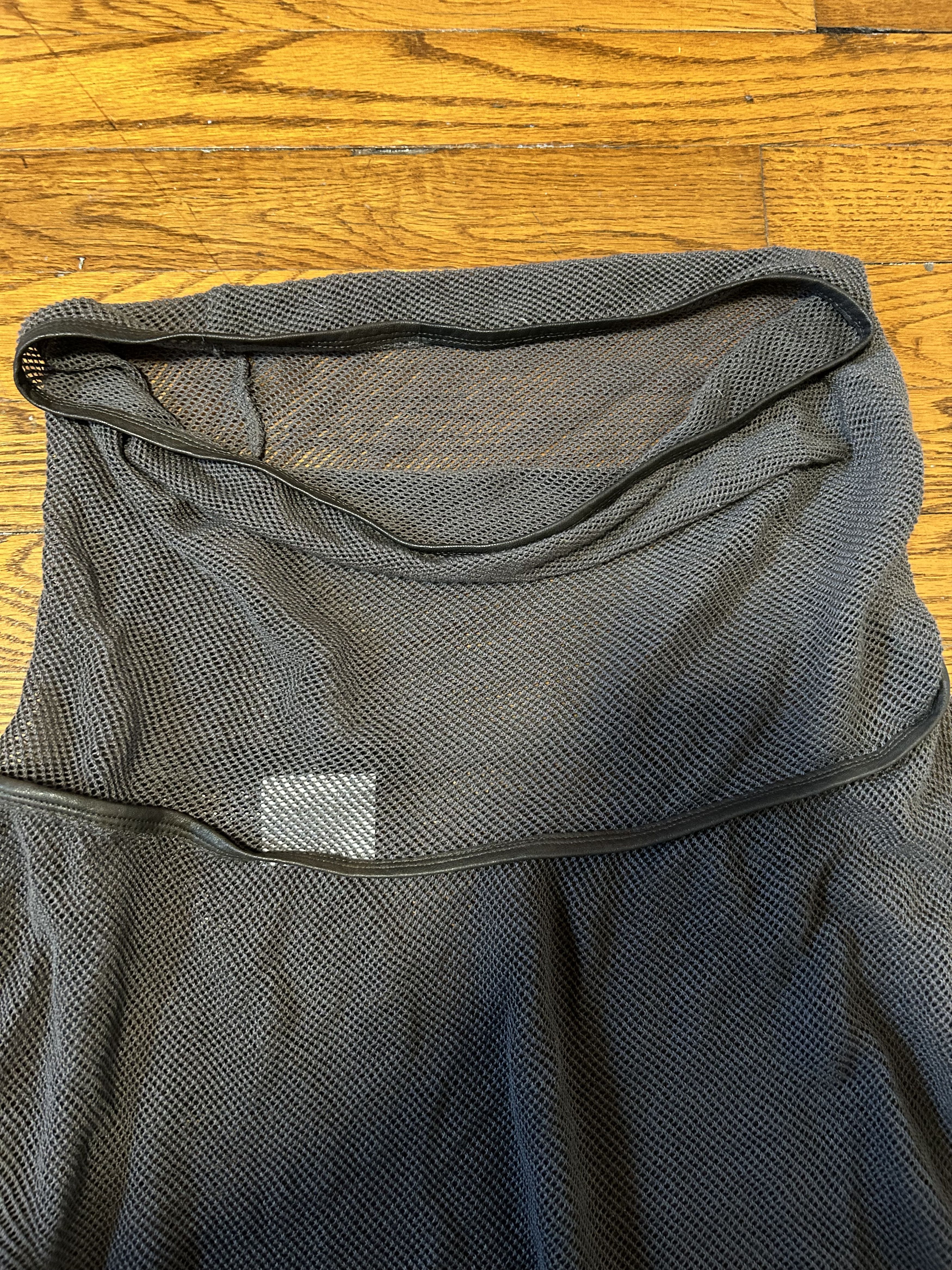 Julius Julius AW/08 Cottont Giza Mesh/Leather Hoodie Size US M / EU 48-50 / 2 - 2 Thumbnail