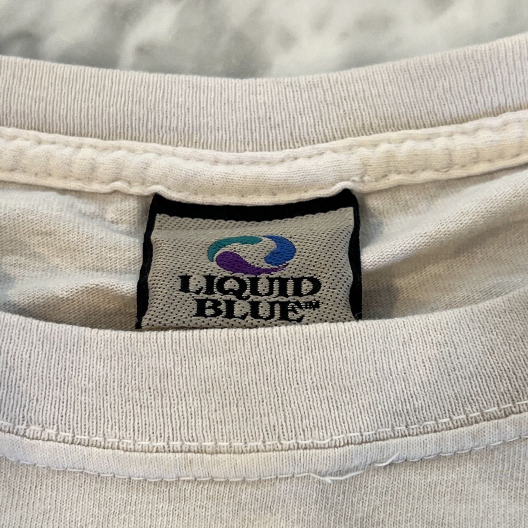 Liquid Blue VINTAGE Grateful Dead T Shirt Liquid Blue 2000 Pirate GDP Bright Blue XL Men Graphic Tee Modern Look: Hippy Size US XL / EU 56 / 4 - 7 Thumbnail