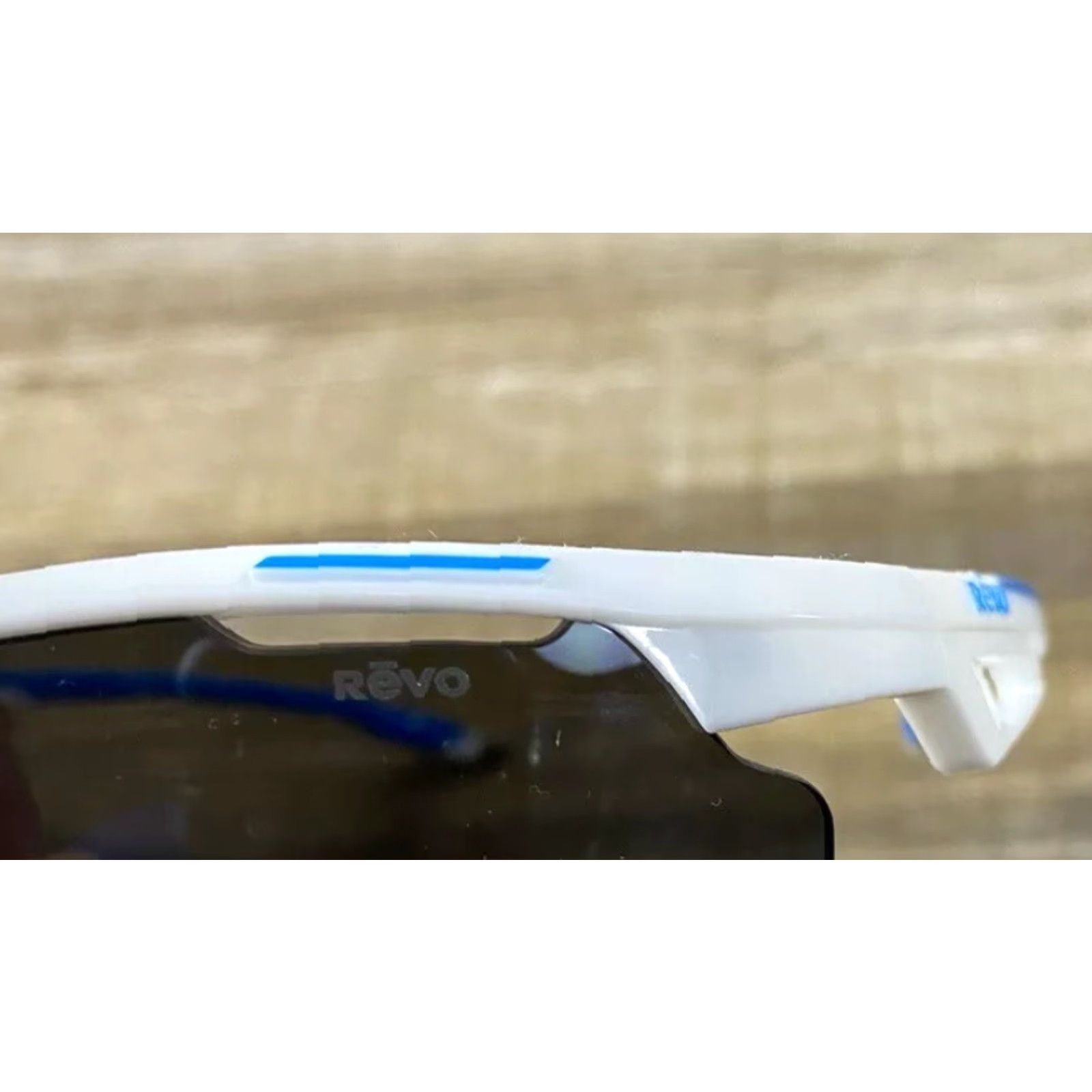 Vintage VINTAGE REVO Sunglasses Round Men RE 6018-09 White/Royal Blue Polarized Lenses 72-07130 Men Size ONE SIZE - 7 Thumbnail